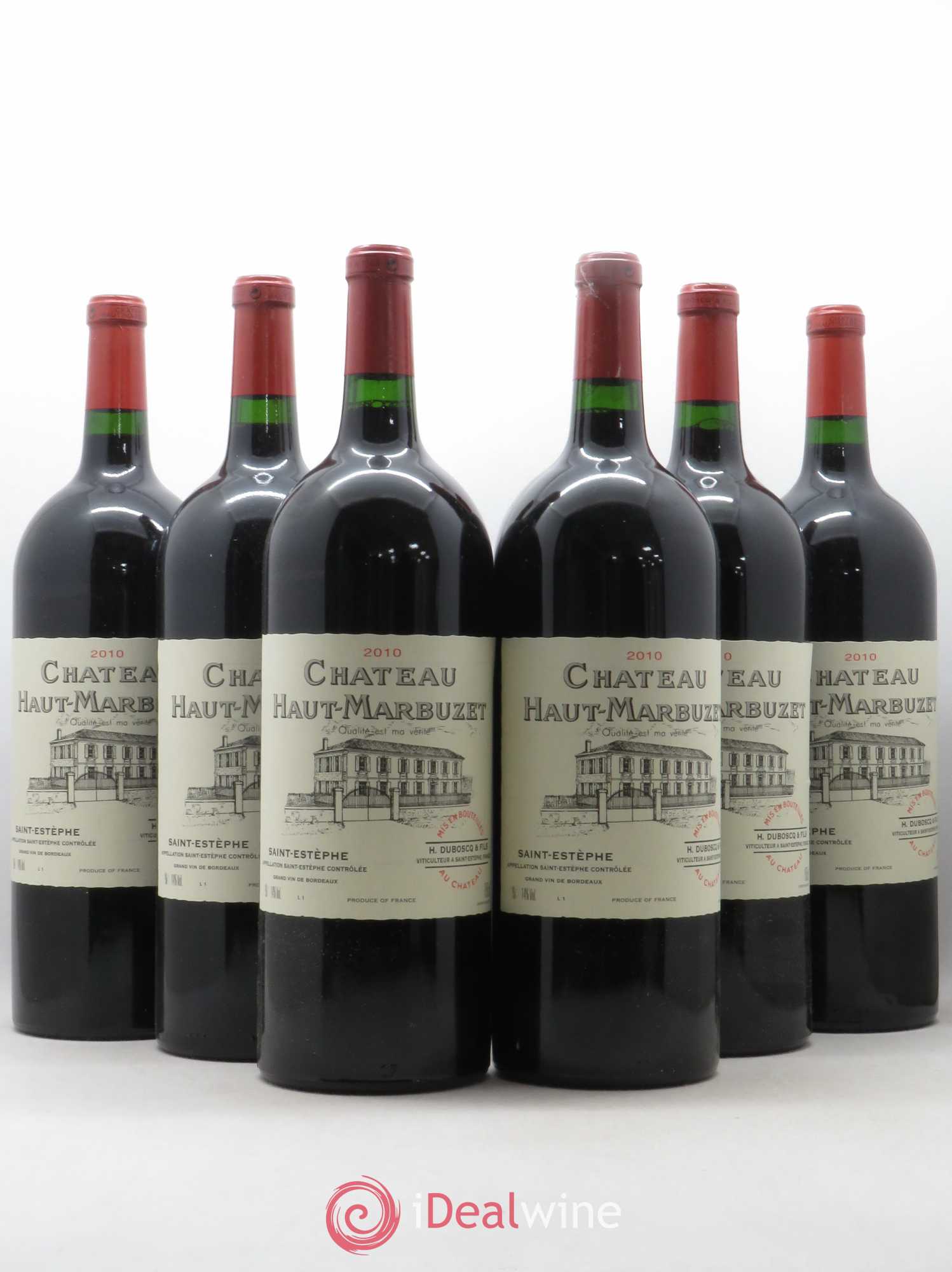 Château Haut Marbuzet 2010 - Lot de 6 magnums - 0