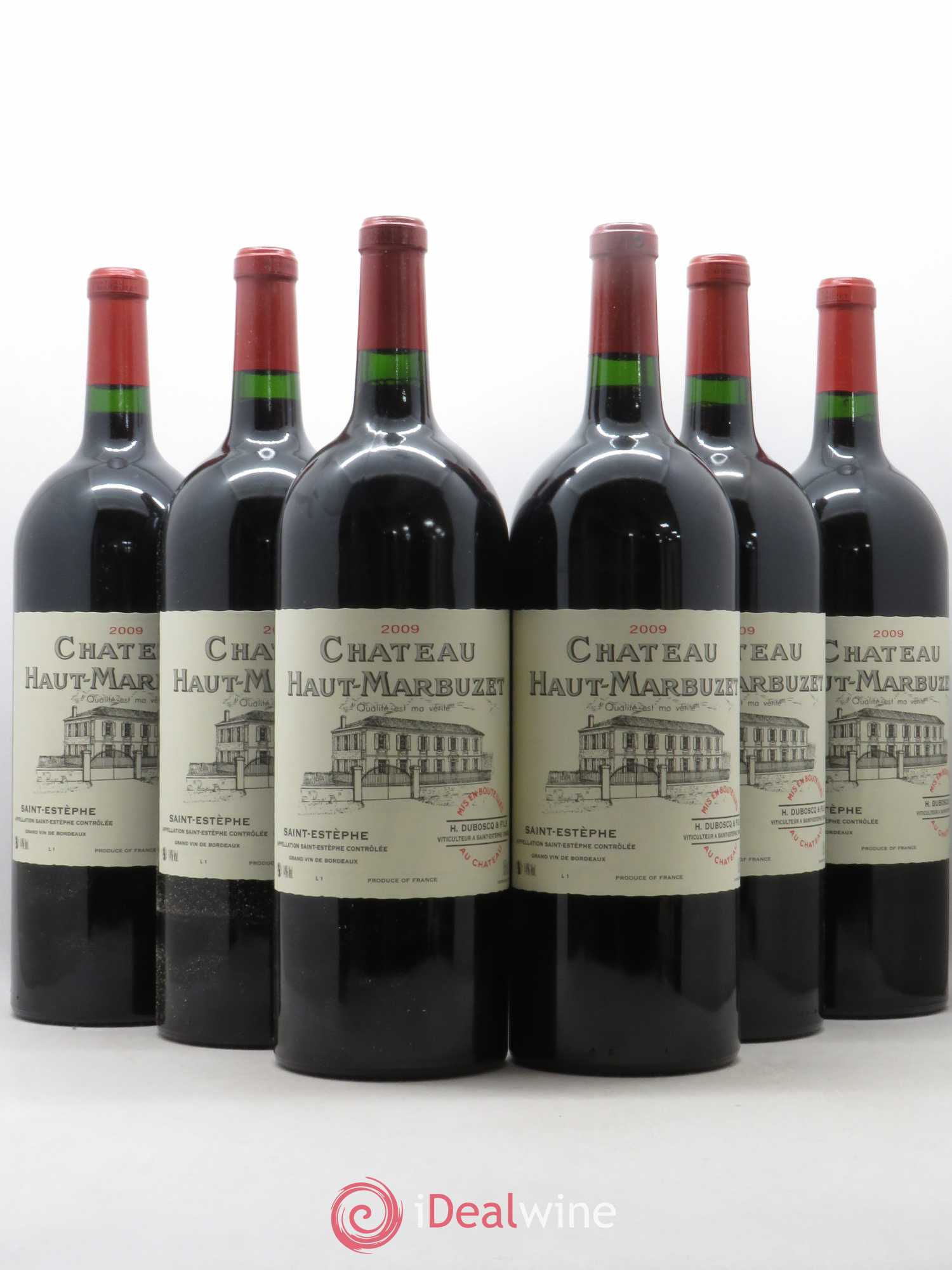 Château Haut Marbuzet 2009 - Lot de 6 magnums - 0