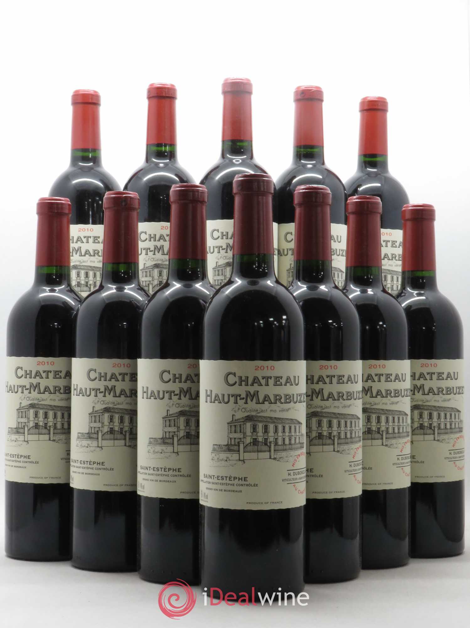 Château Haut Marbuzet 2010 - Lot de 12 bouteilles - 0