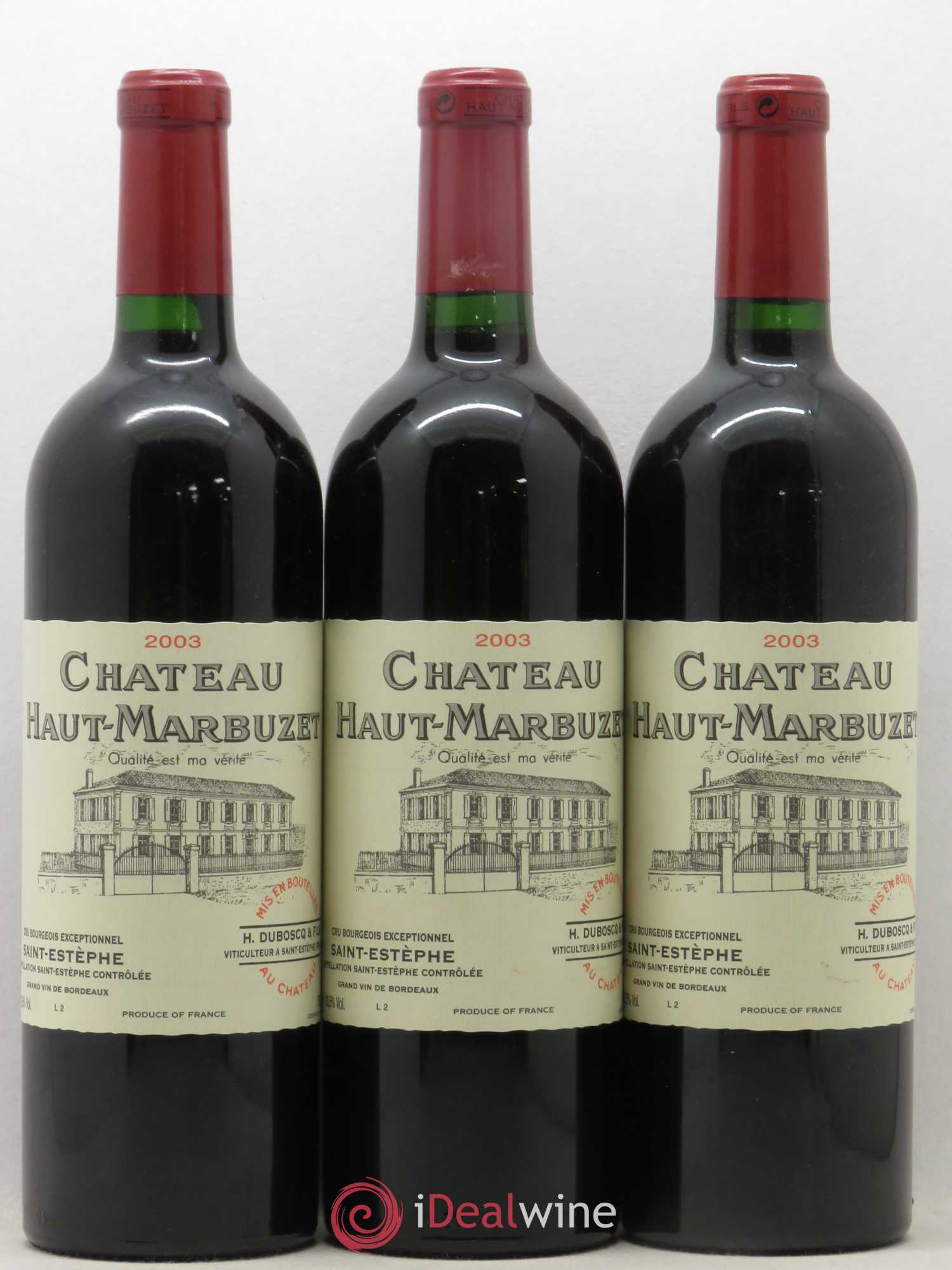 Château Haut Marbuzet 2003 - Lot de 12 bouteilles - 4