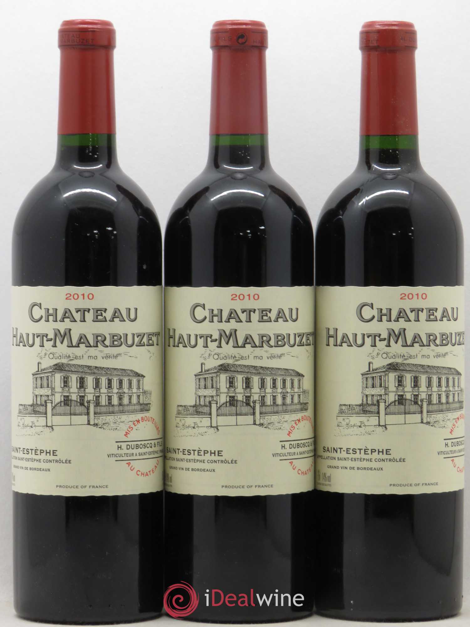 Château Haut Marbuzet 2010 - Lot de 12 bouteilles - 2