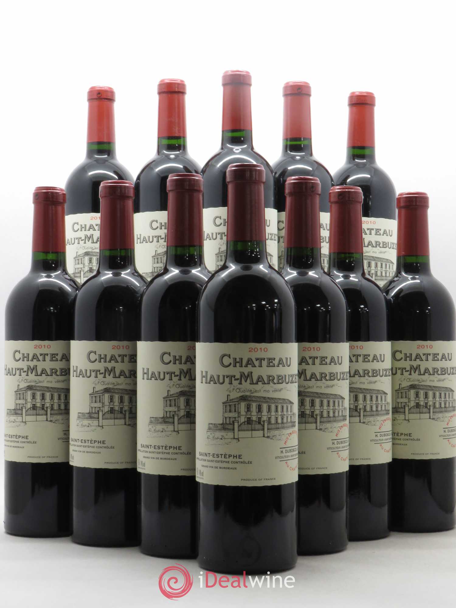 Château Haut Marbuzet 2010 - Lot de 12 bouteilles - 0