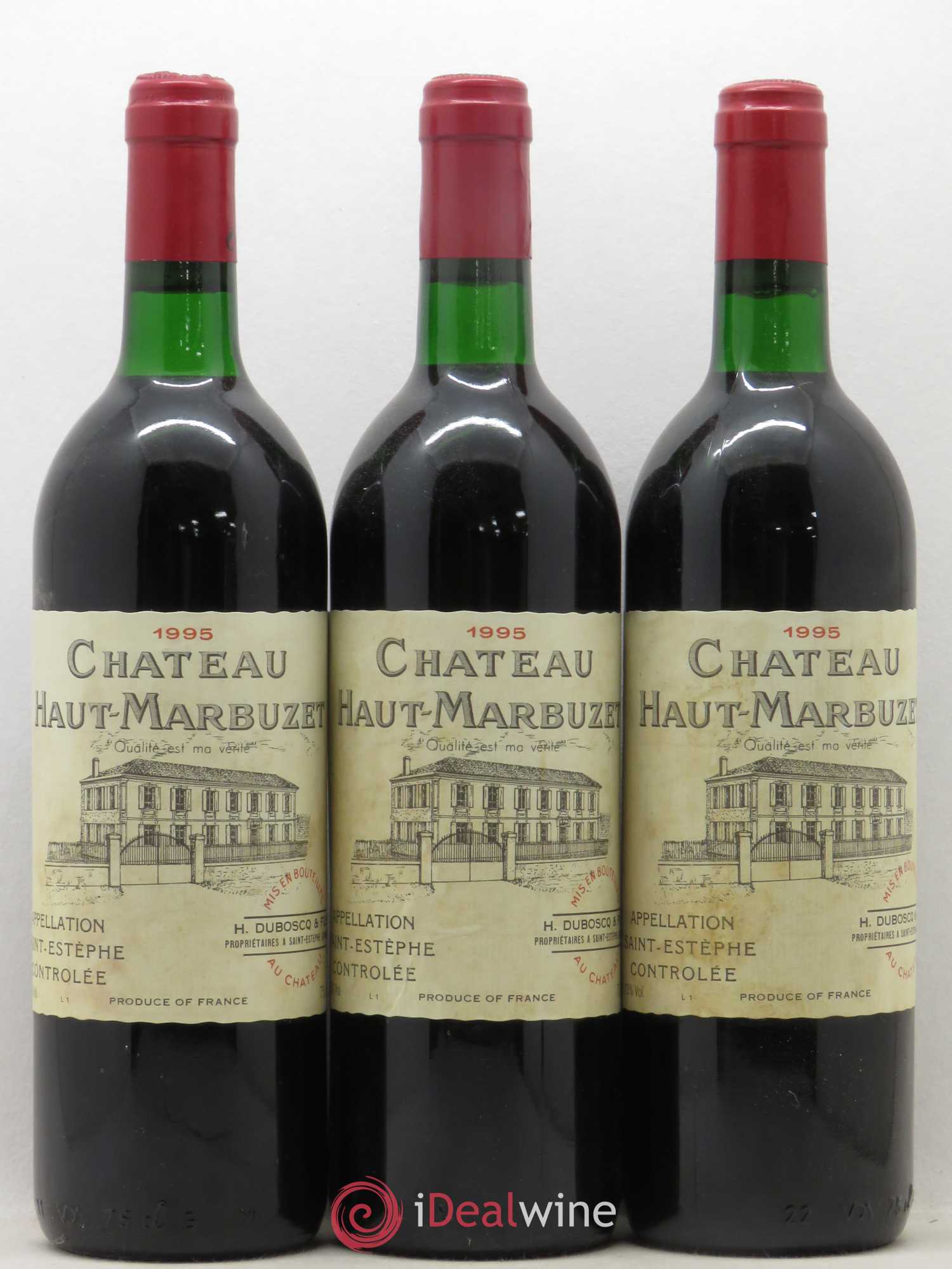 Château Haut Marbuzet 1995 - Lot de 12 bouteilles - 3
