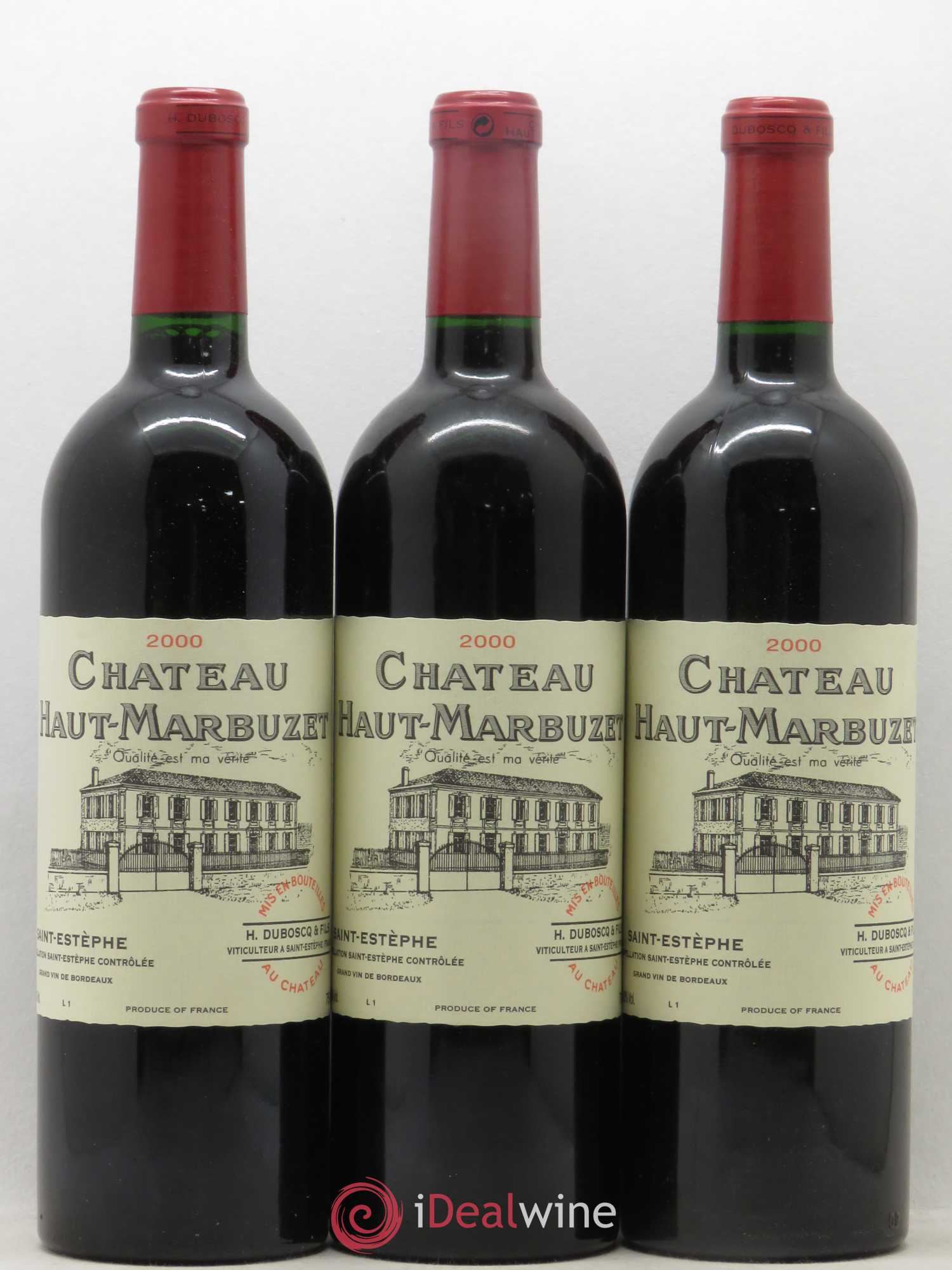 Château Haut Marbuzet 2000 - Lot de 12 bouteilles - 3