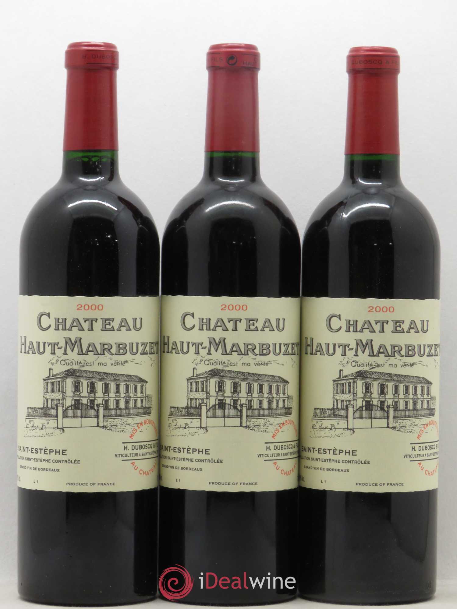 Château Haut Marbuzet 2000 - Lot de 12 bouteilles - 4