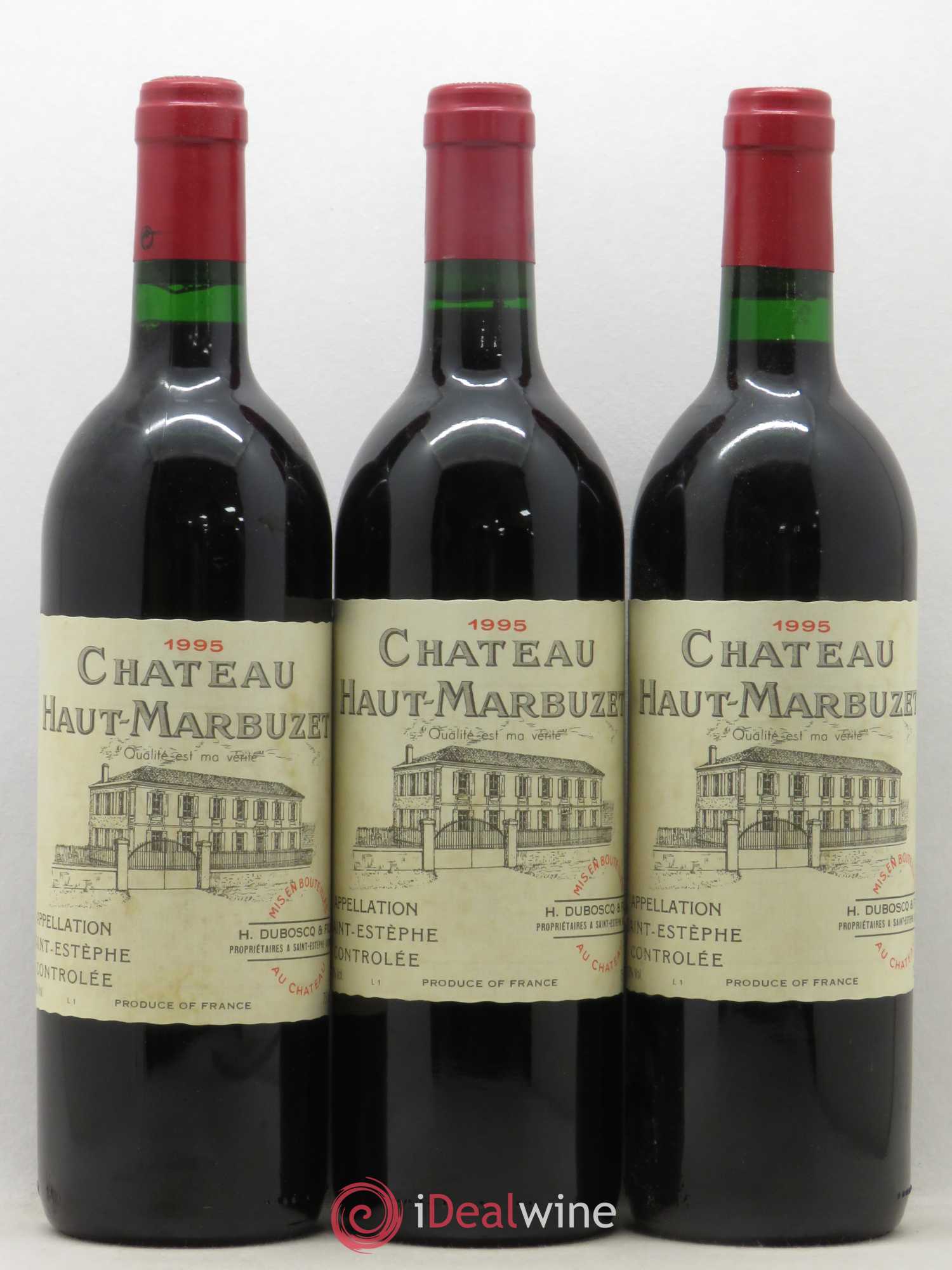Château Haut Marbuzet 1995 - Lot de 12 bouteilles - 2