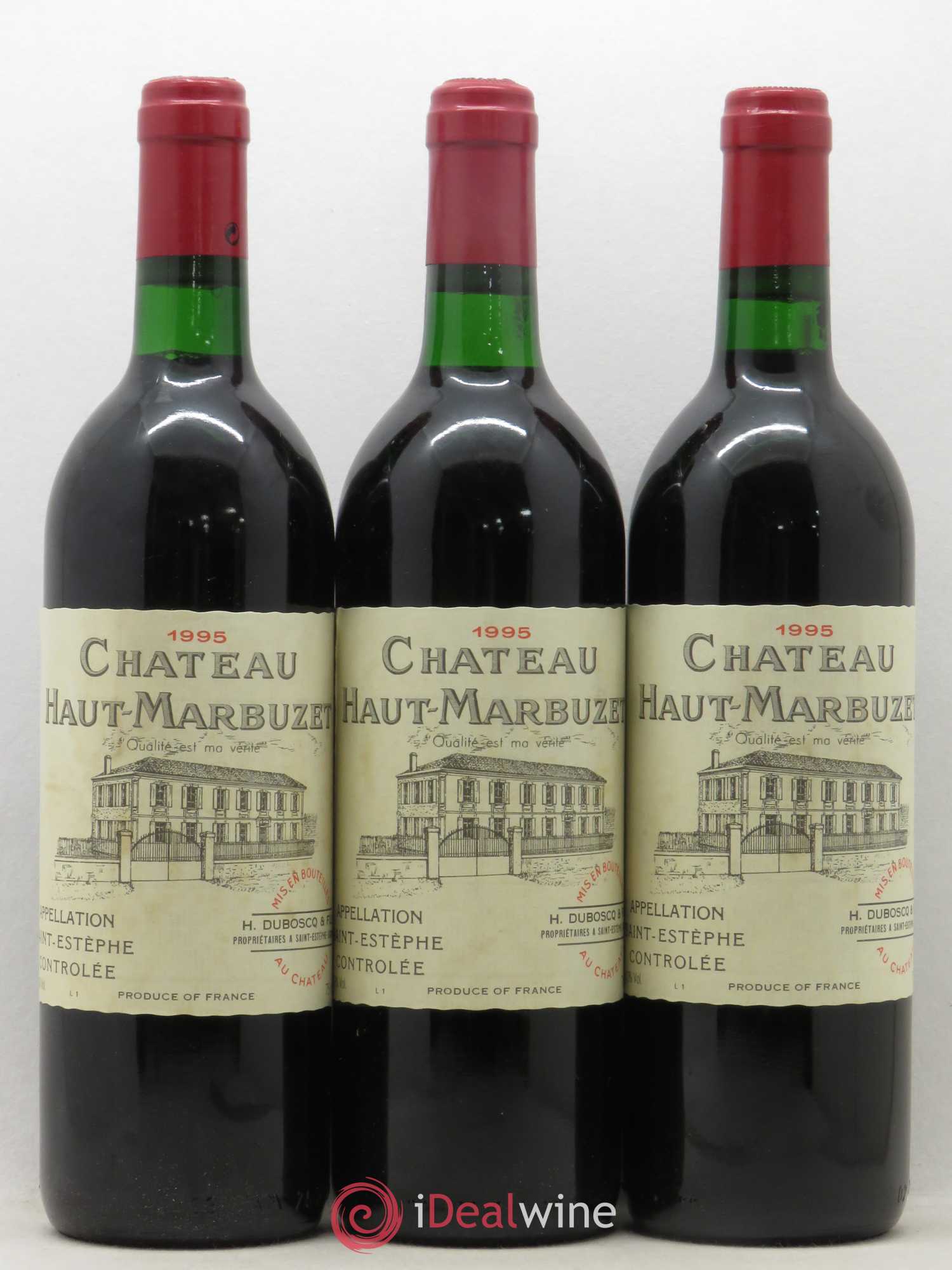 Château Haut Marbuzet 1995 - Lot de 12 bouteilles - 3