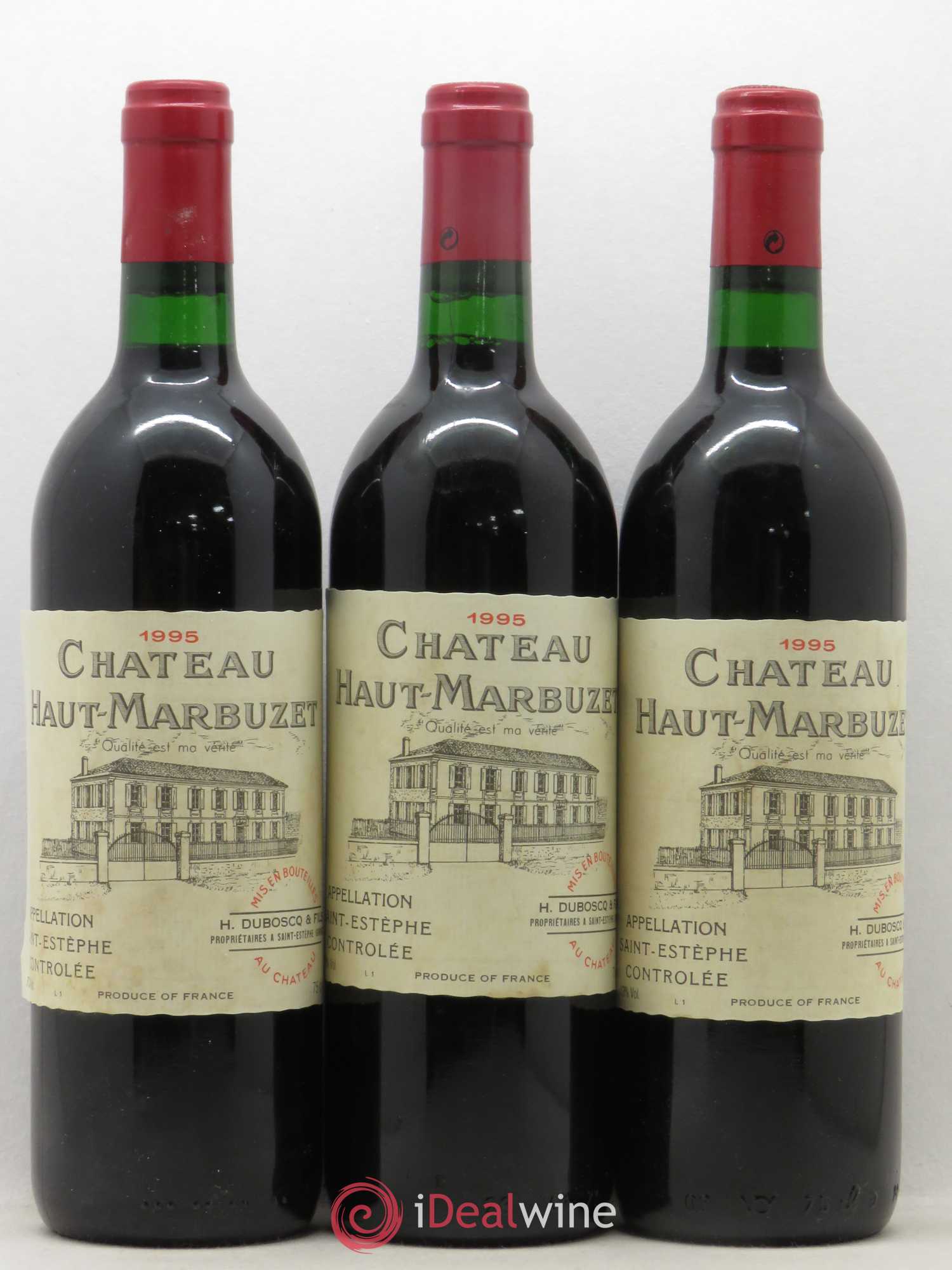 Château Haut Marbuzet 1995 - Lot de 12 bouteilles - 4
