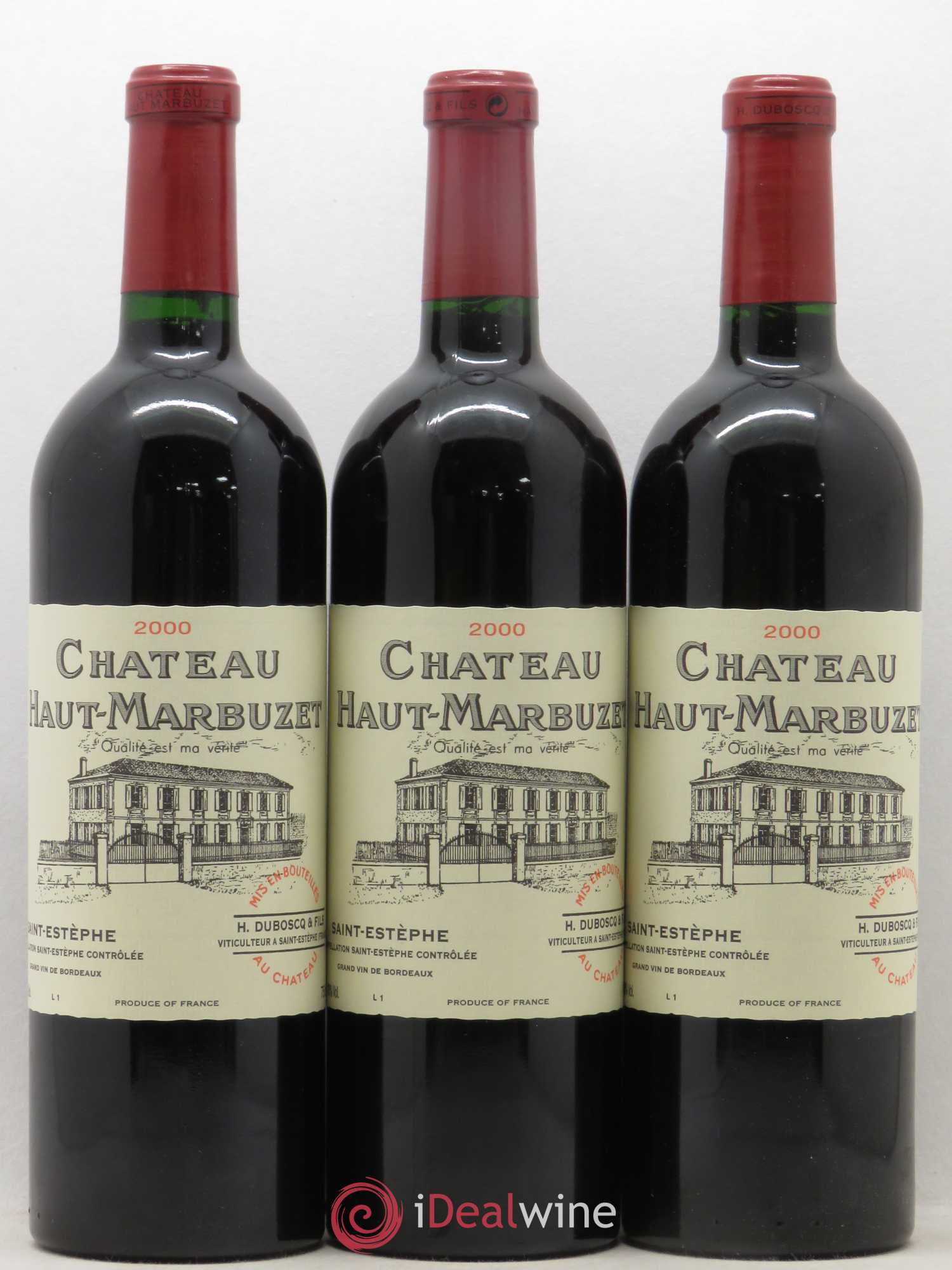 Château Haut Marbuzet 2000 - Lot de 12 bouteilles - 3