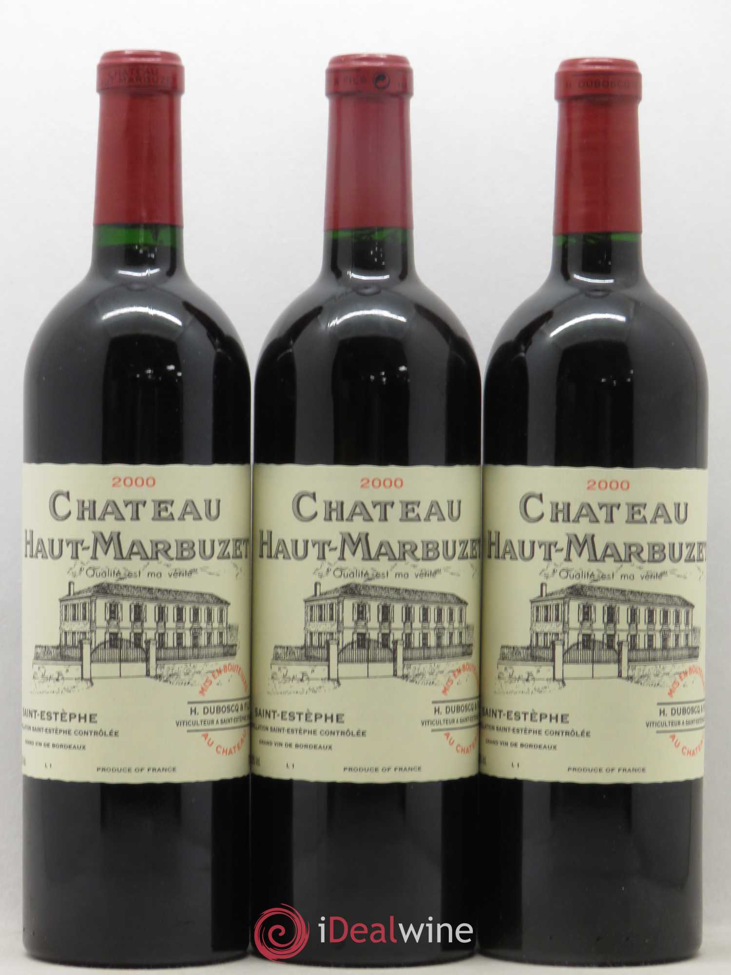 Château Haut Marbuzet 2000 - Lot de 12 bouteilles - 4