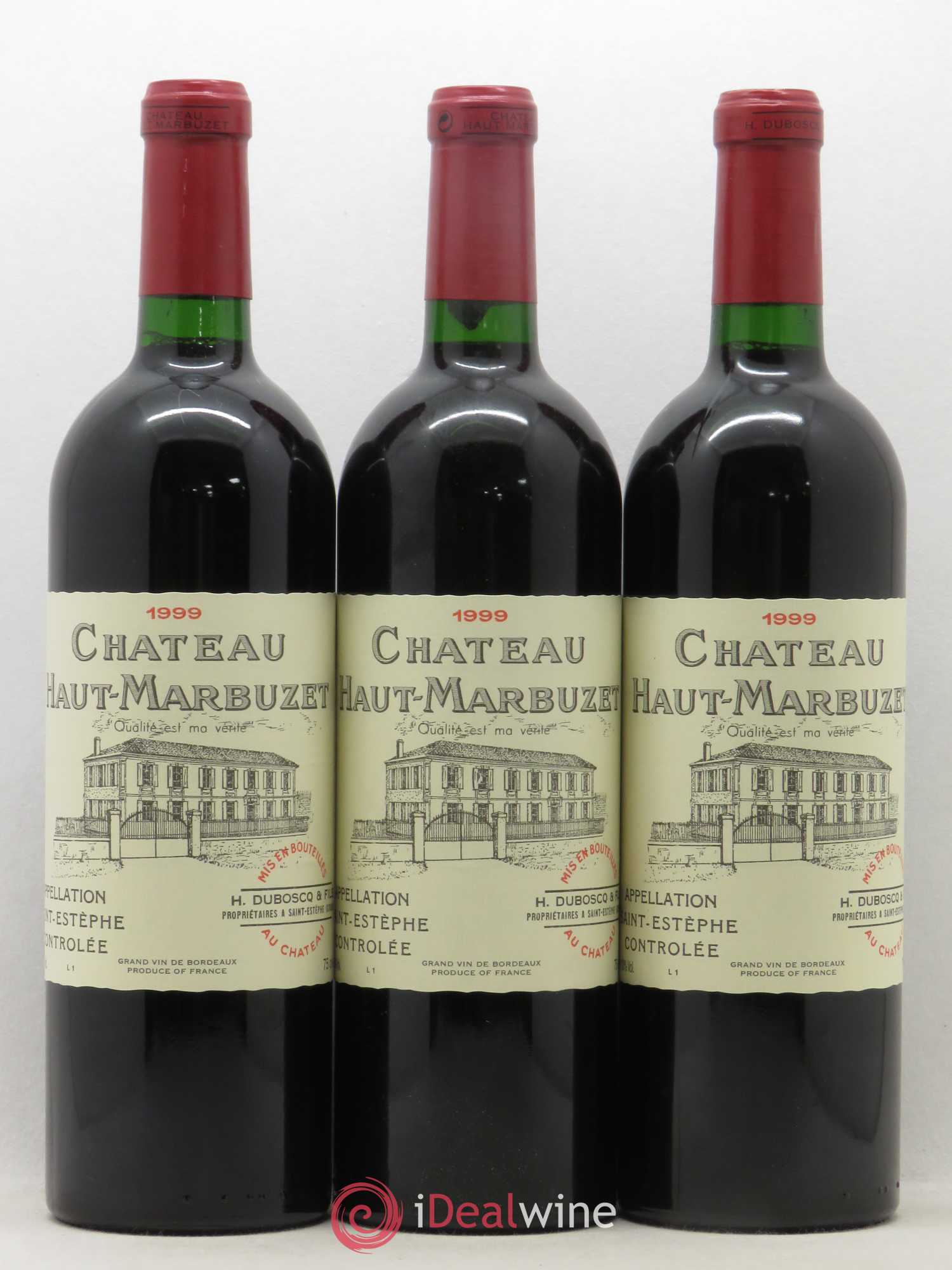 Château Haut Marbuzet 1999 - Lot de 12 bouteilles - 2