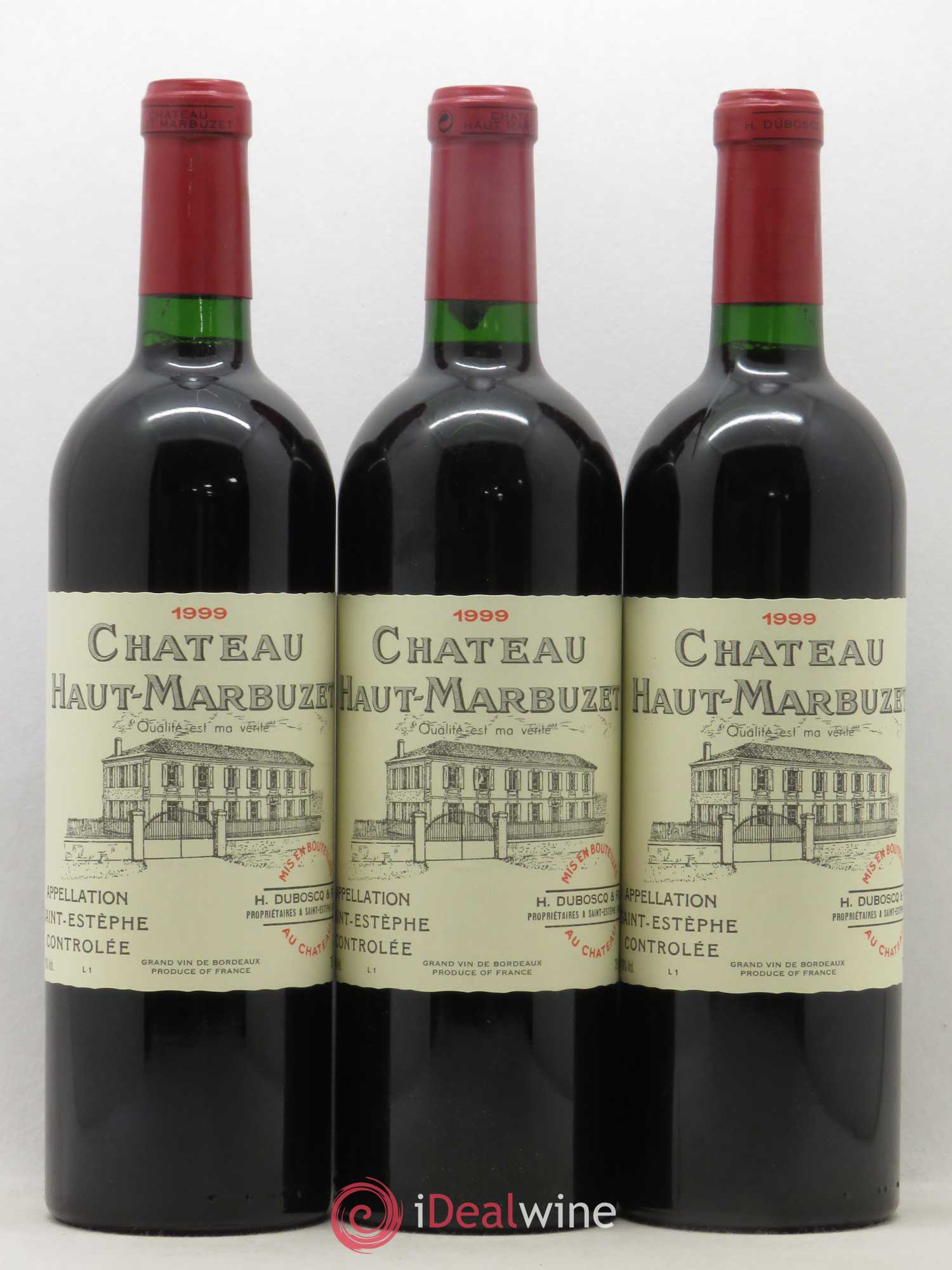 Château Haut Marbuzet 1999 - Lot de 12 bouteilles - 3