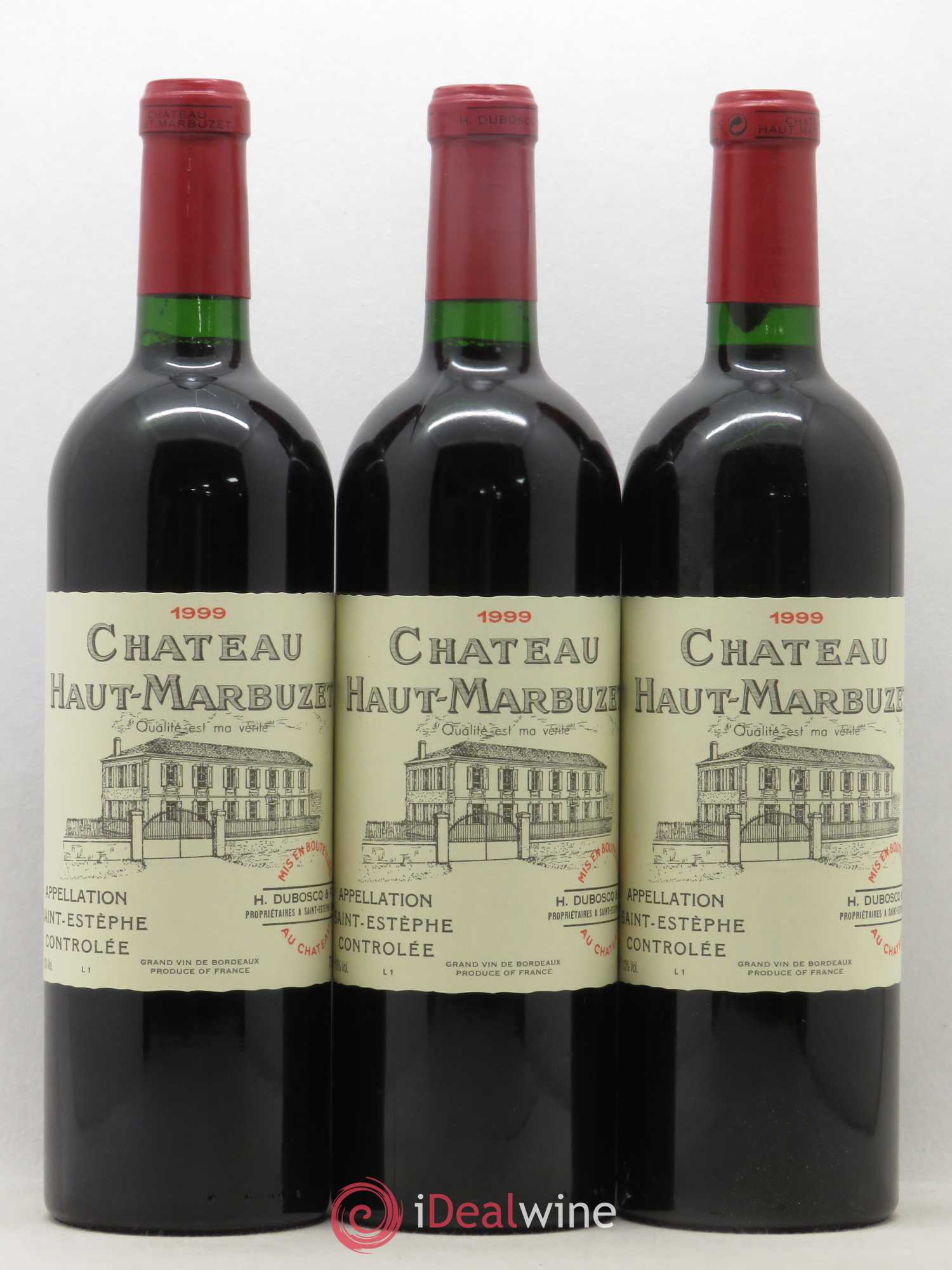 Château Haut Marbuzet 1999 - Lot de 12 bouteilles - 4