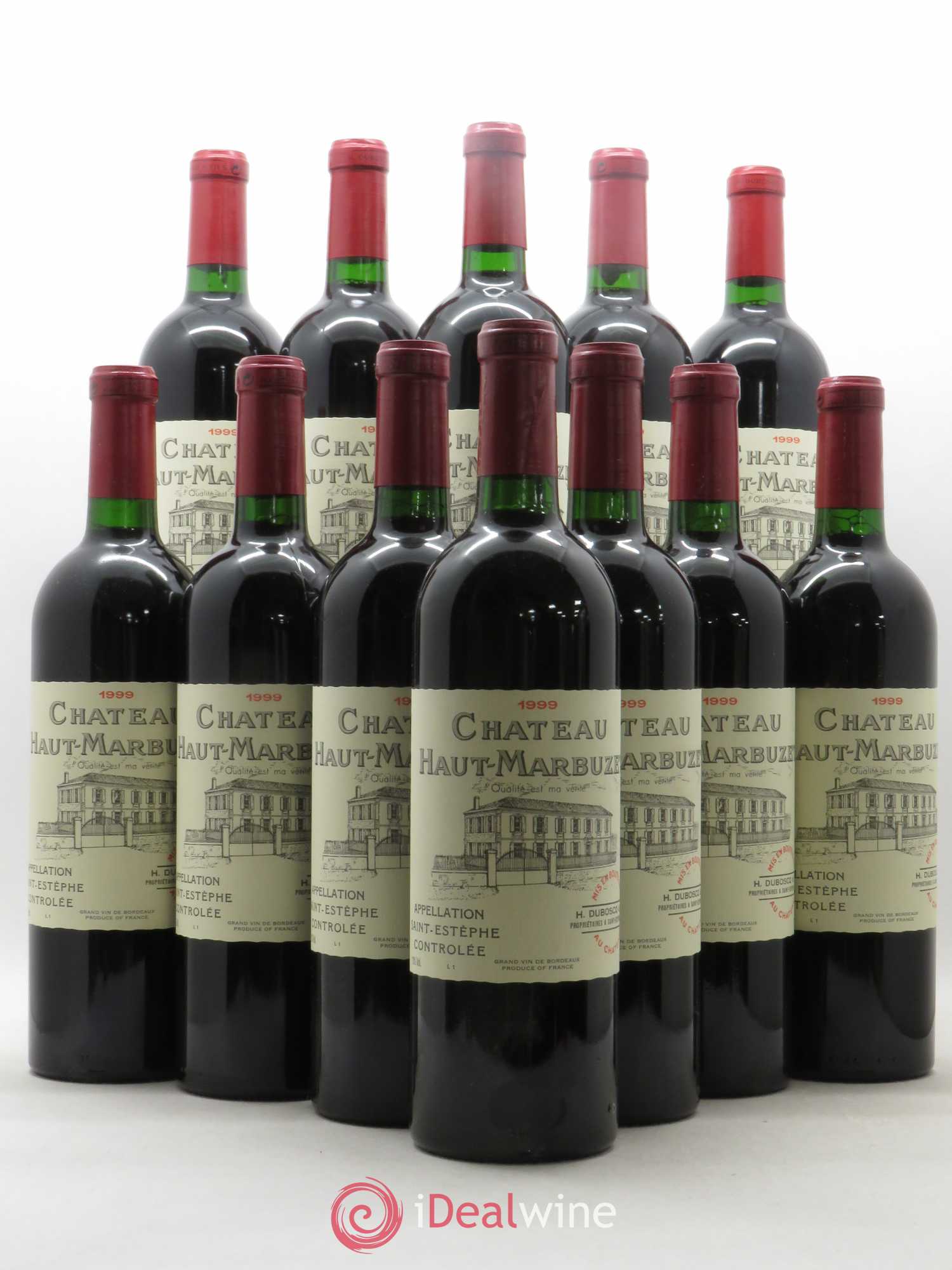 Château Haut Marbuzet 1999 - Lot de 12 bouteilles - 0