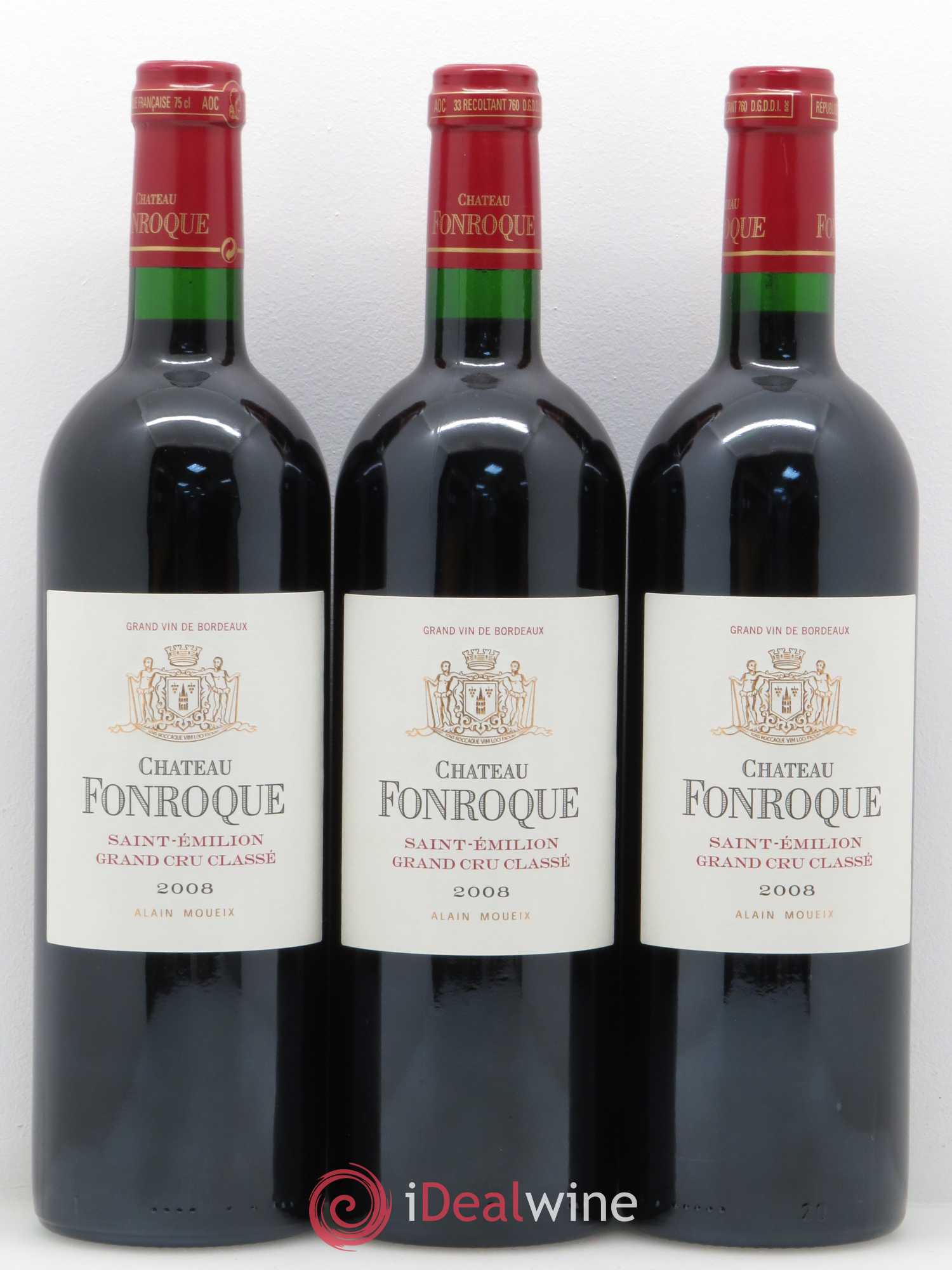 Château Fonroque Grand Cru Classé 2008 - Lot de 12 bouteilles - 2