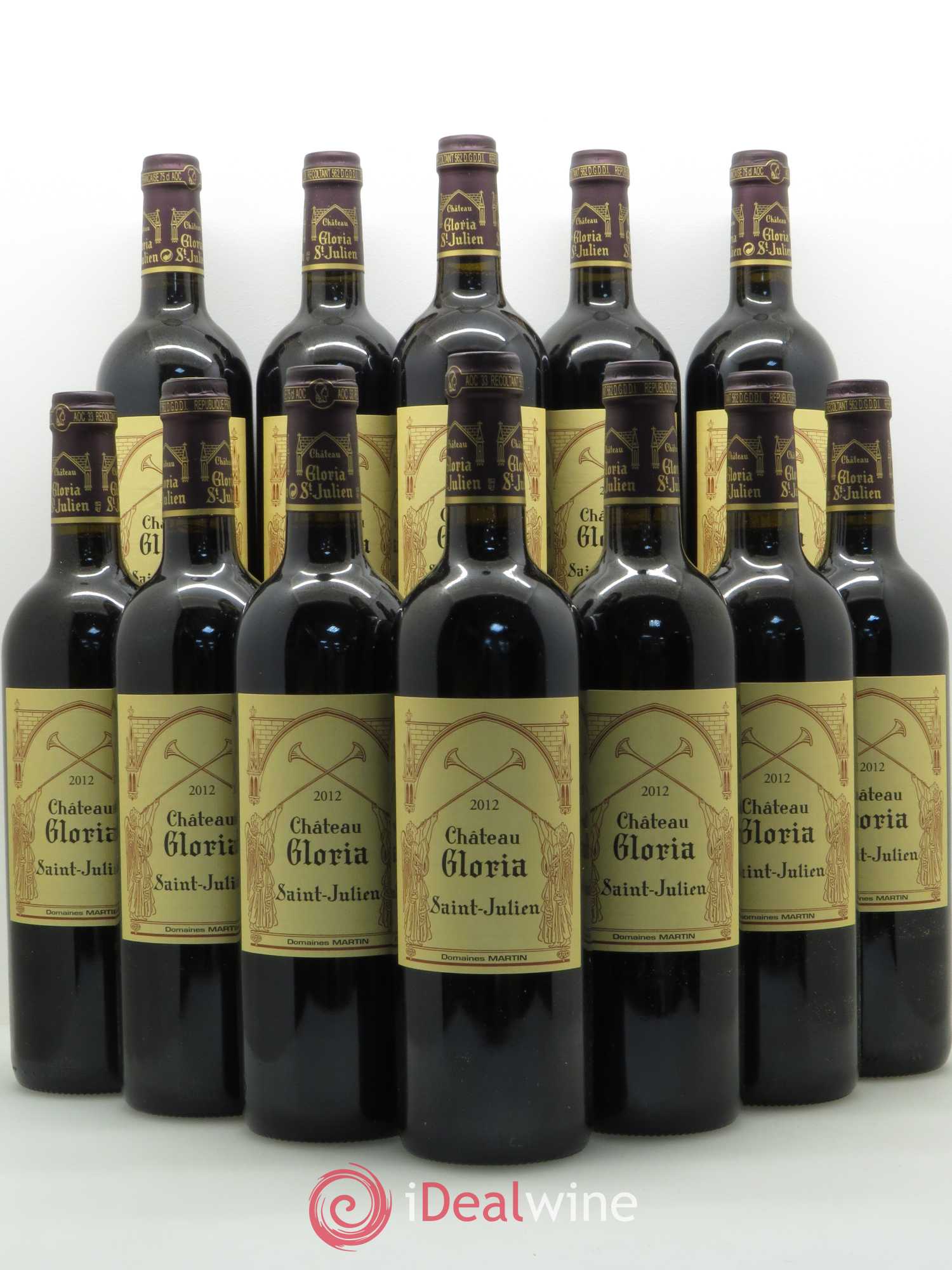 Château Gloria 2012 - Lot de 12 bouteilles - 0