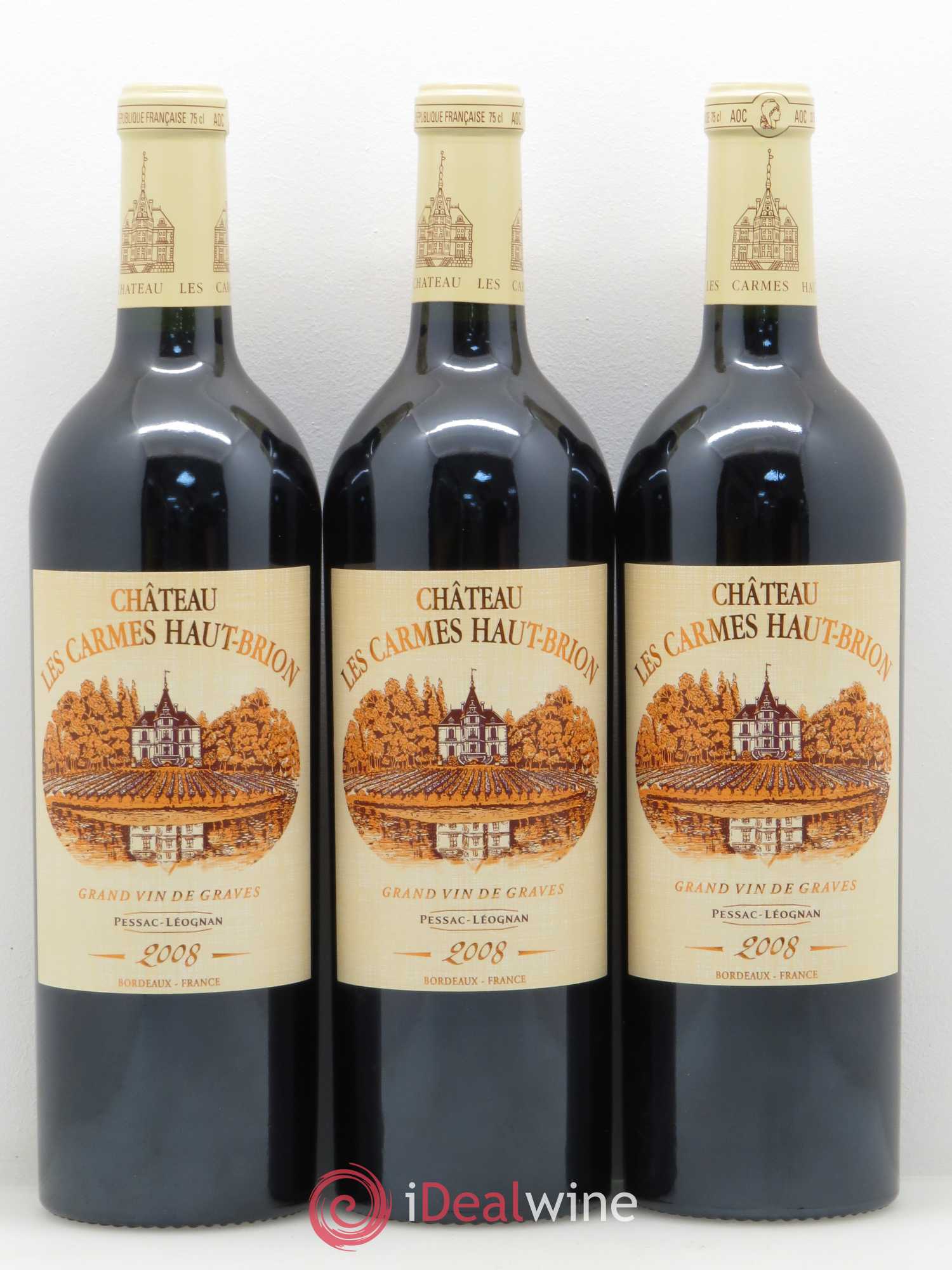 Château Les Carmes Haut-Brion 2008 - Lot de 12 bouteilles - 3
