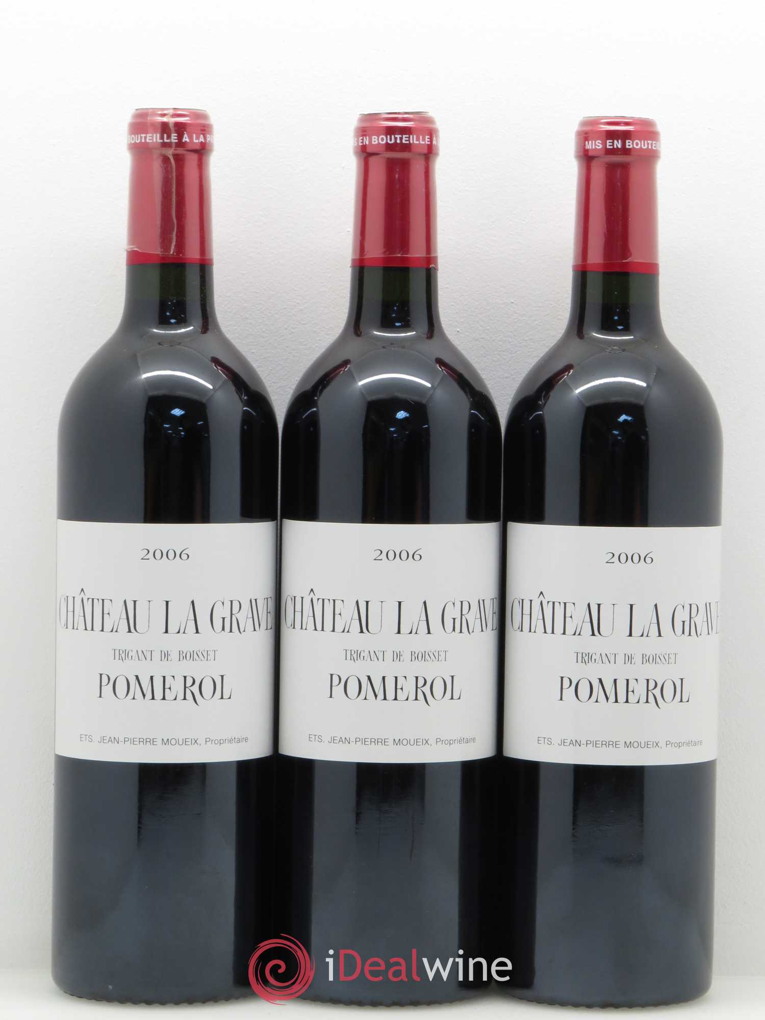 Château La Grave à Pomerol (Trigant de Boisset) 2006 - Lot de 12 bouteilles - 2