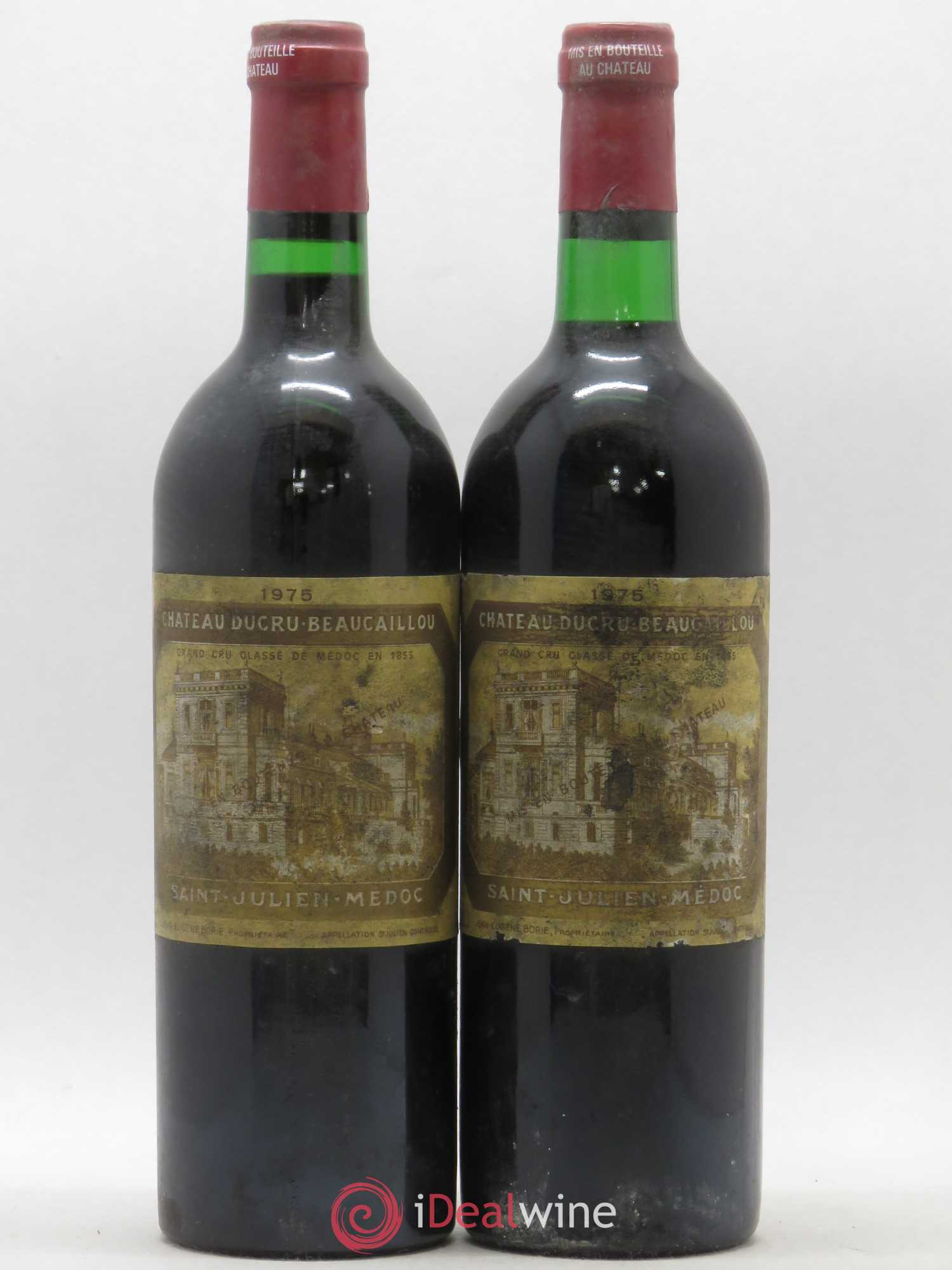 Château Ducru Beaucaillou 2ème Grand Cru Classé 1975 - Lot de 2 bouteilles - 0