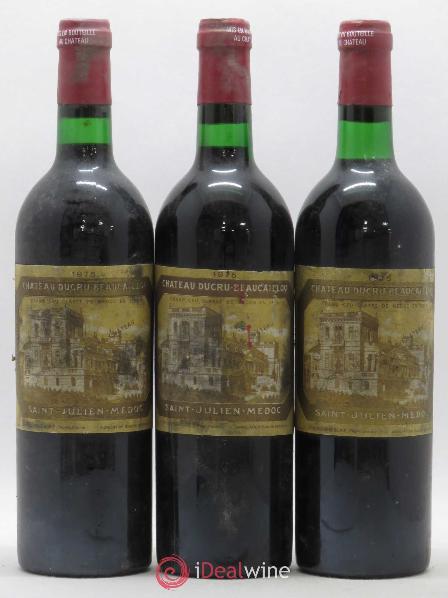 Château Ducru Beaucaillou 2ème Grand Cru Classé 1975 - Lotto di 6 bottiglie - 1