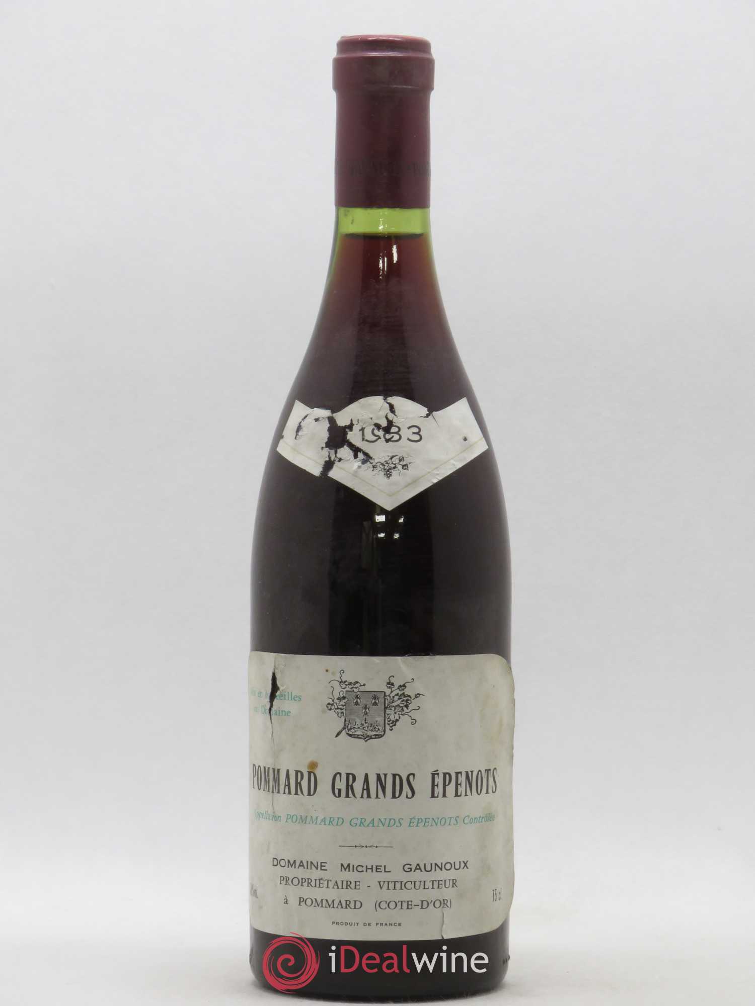 Pommard 1er Cru Grands Epenots Michel Gaunoux 1983 - Lot de 1 bouteille - 0