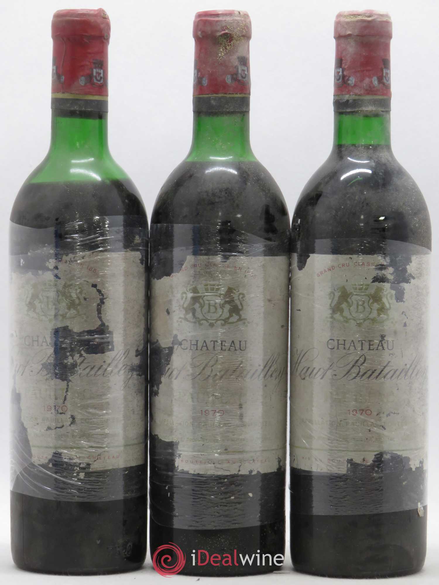 Château Haut Batailley 5ème Grand Cru Classé 1970 - Lot de 5 bouteilles - 1