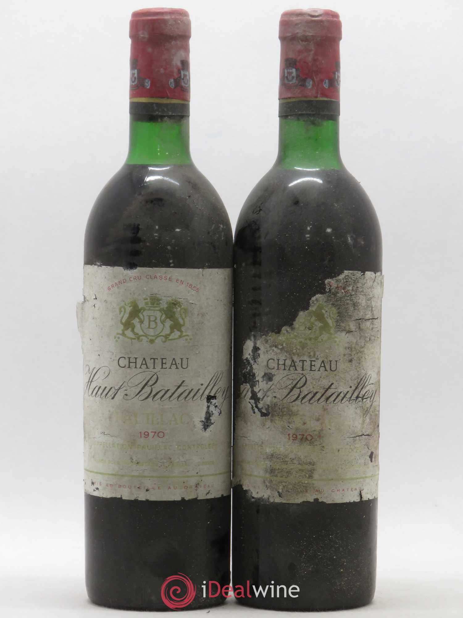 Château Haut Batailley 5ème Grand Cru Classé 1970 - Lot de 5 bouteilles - 2