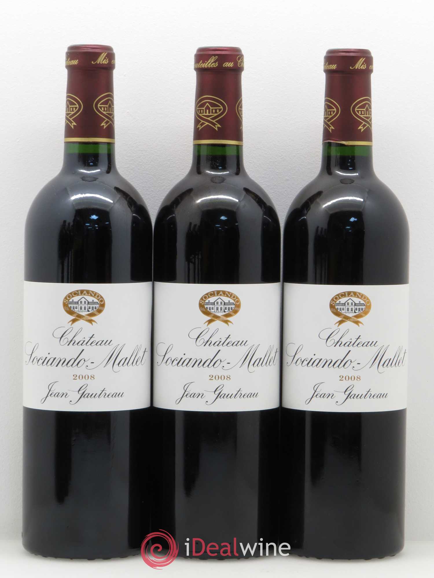 Château Sociando Mallet 2008 - Lot de 12 bouteilles - 3