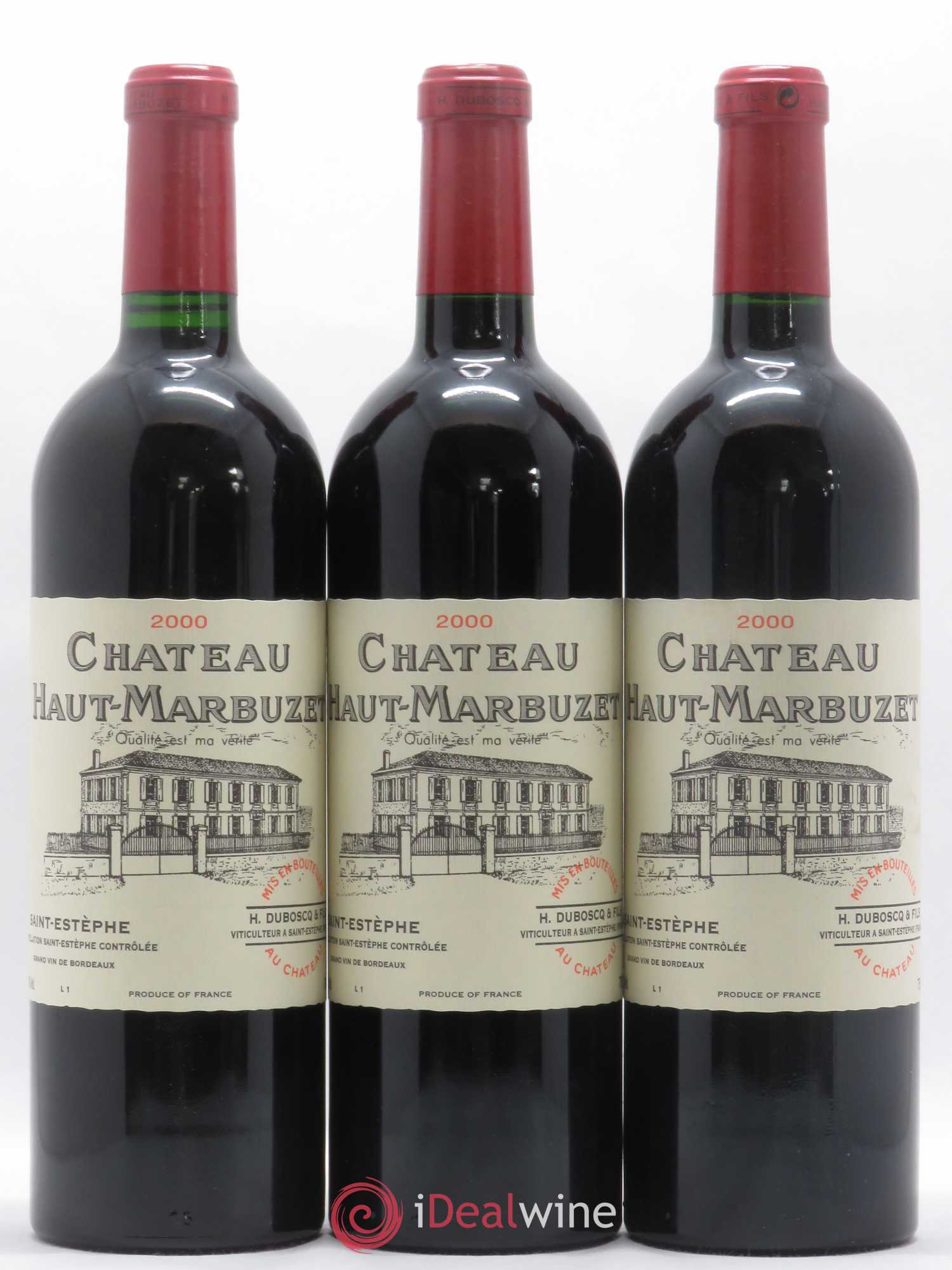 Château Haut Marbuzet 2000 - Lot de 12 bouteilles - 4