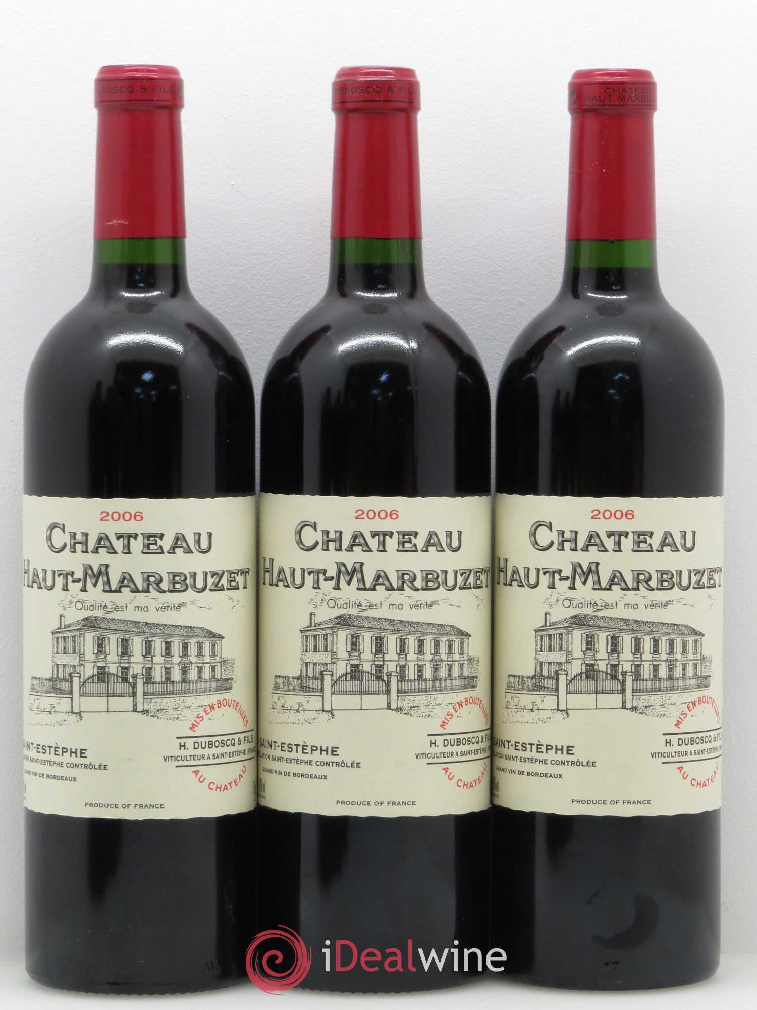 Château Haut Marbuzet 2006 - Lot de 12 bouteilles - 1