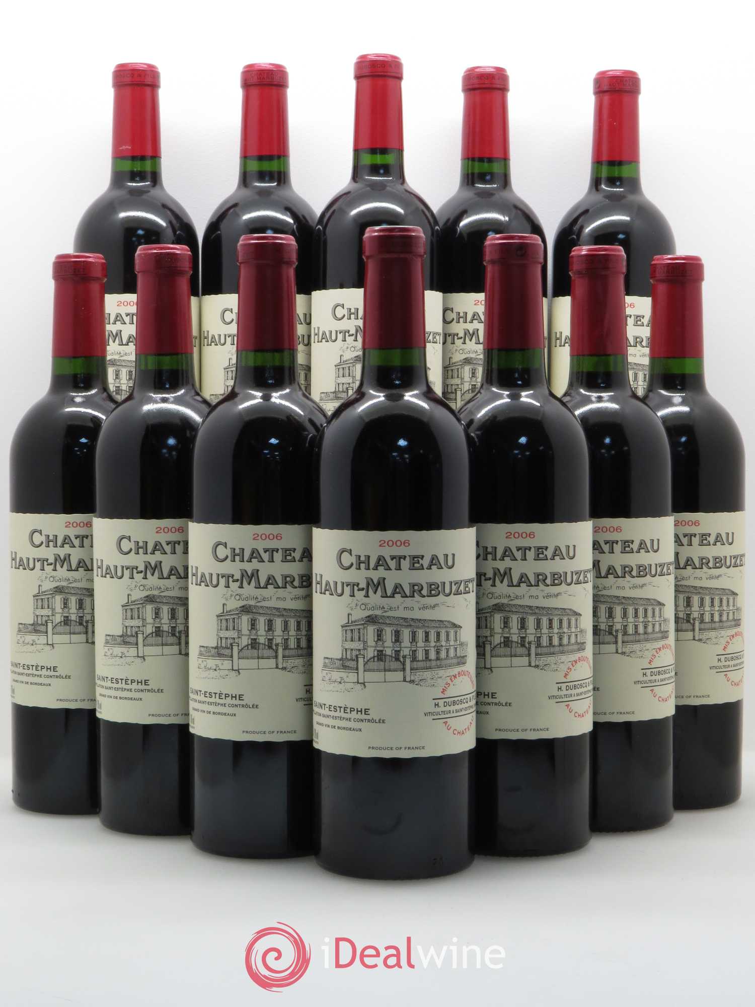 Château Haut Marbuzet 2006 - Lot de 12 bouteilles - 0
