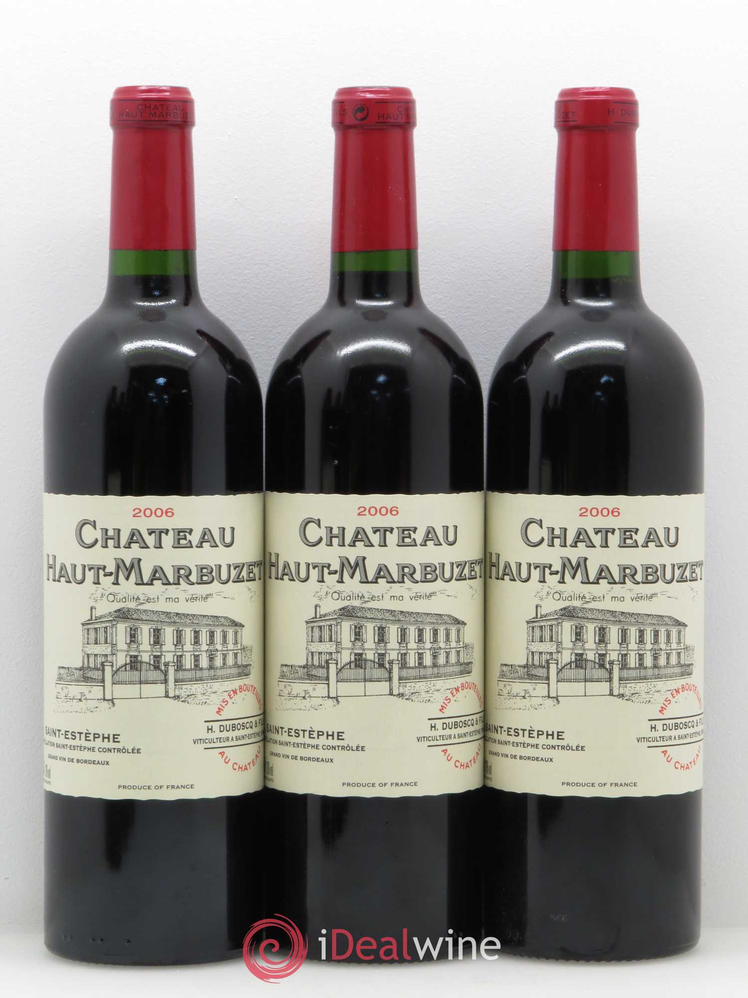 Château Haut Marbuzet 2006 - Lot de 12 bouteilles - 1
