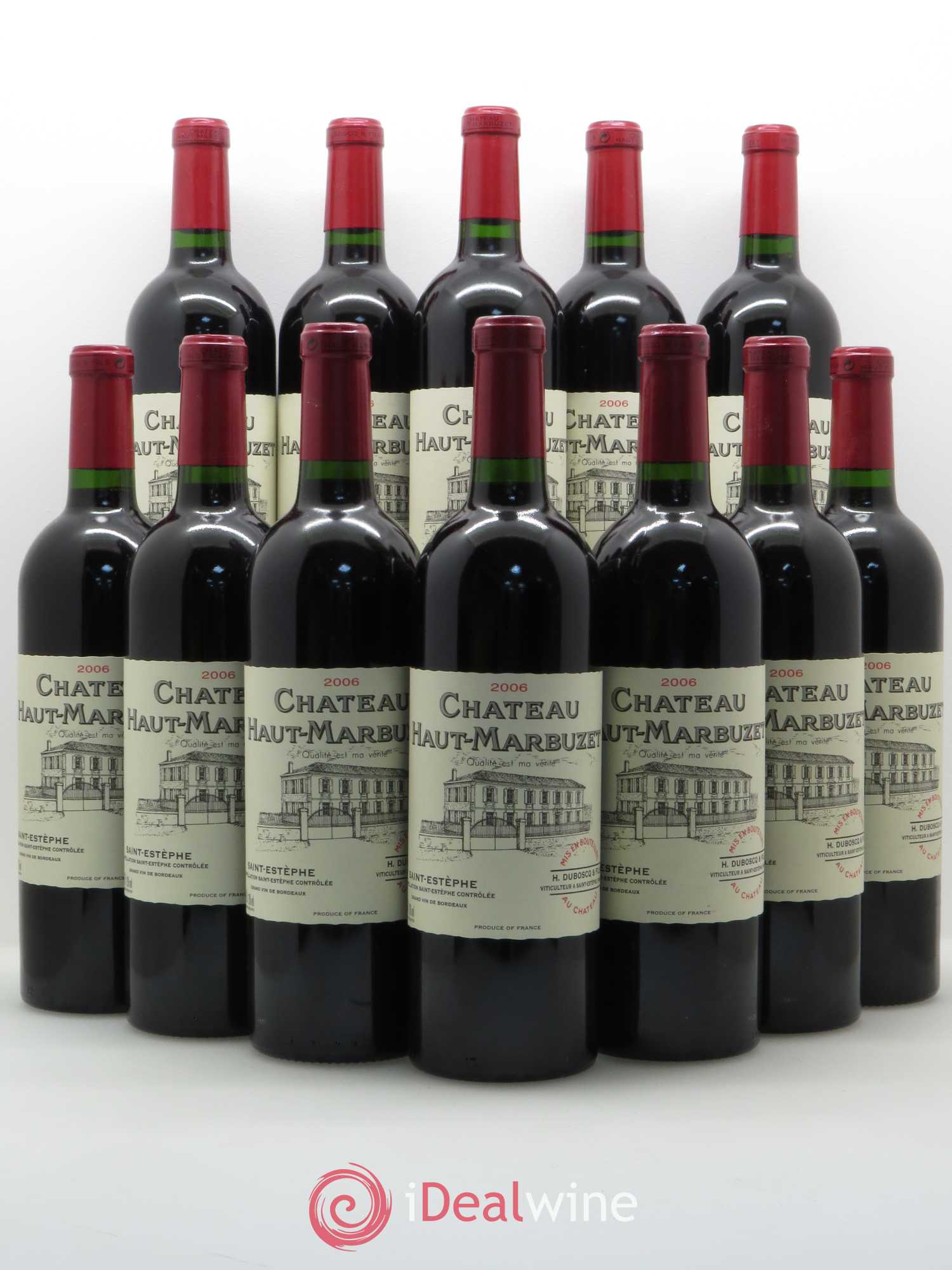 Château Haut Marbuzet 2006 - Lot de 12 bouteilles - 0