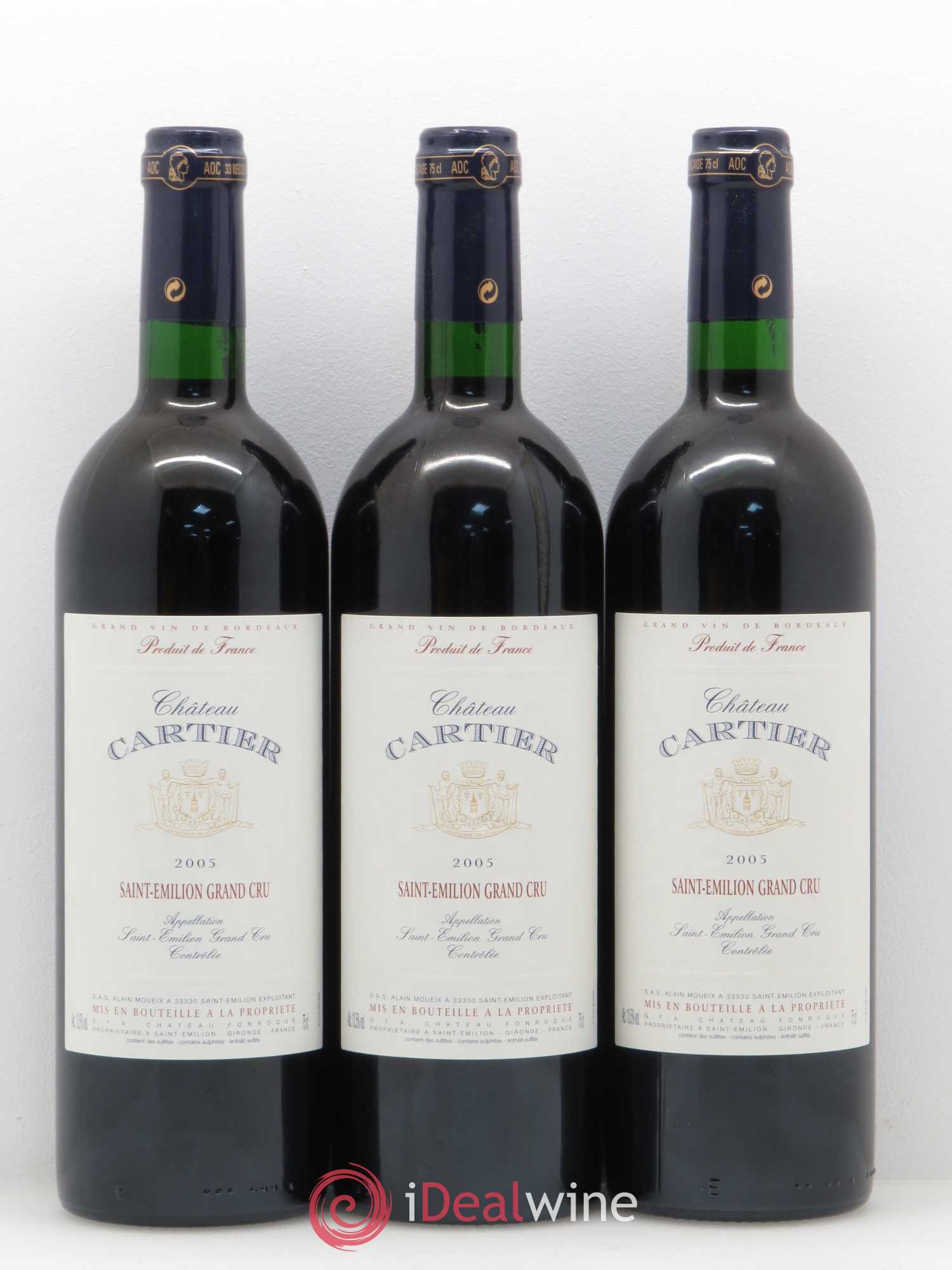Bordeaux Château Cartier 2005 - Posten von 12 Flaschen - 2
