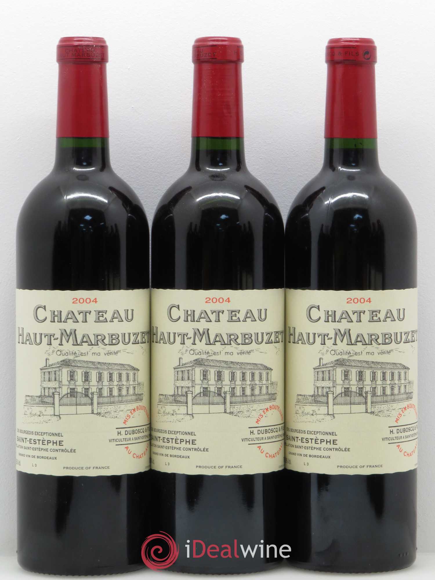 Château Haut Marbuzet 2004 - Lot de 12 bouteilles - 1