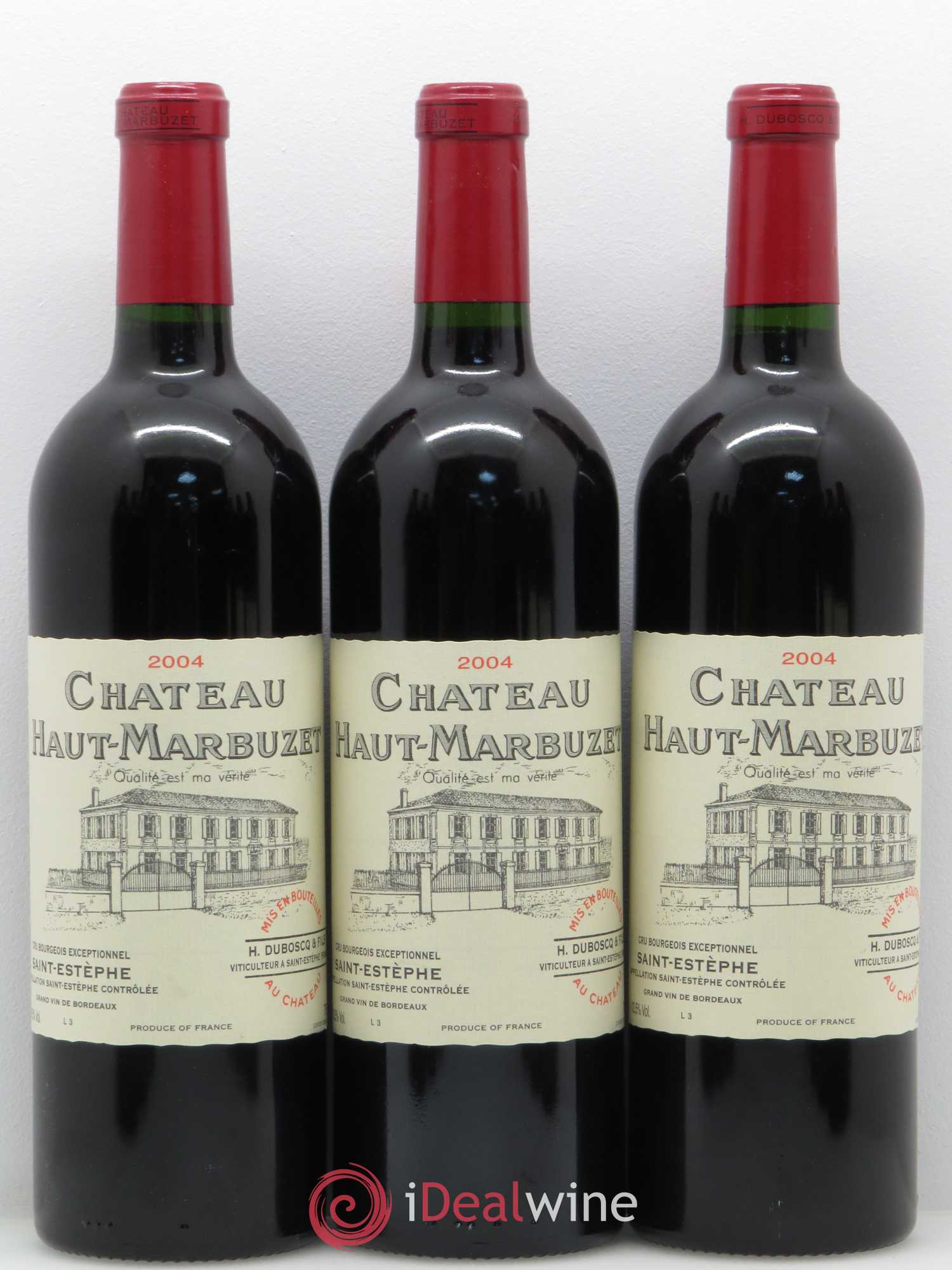 Château Haut Marbuzet 2004 - Lot de 12 bouteilles - 2