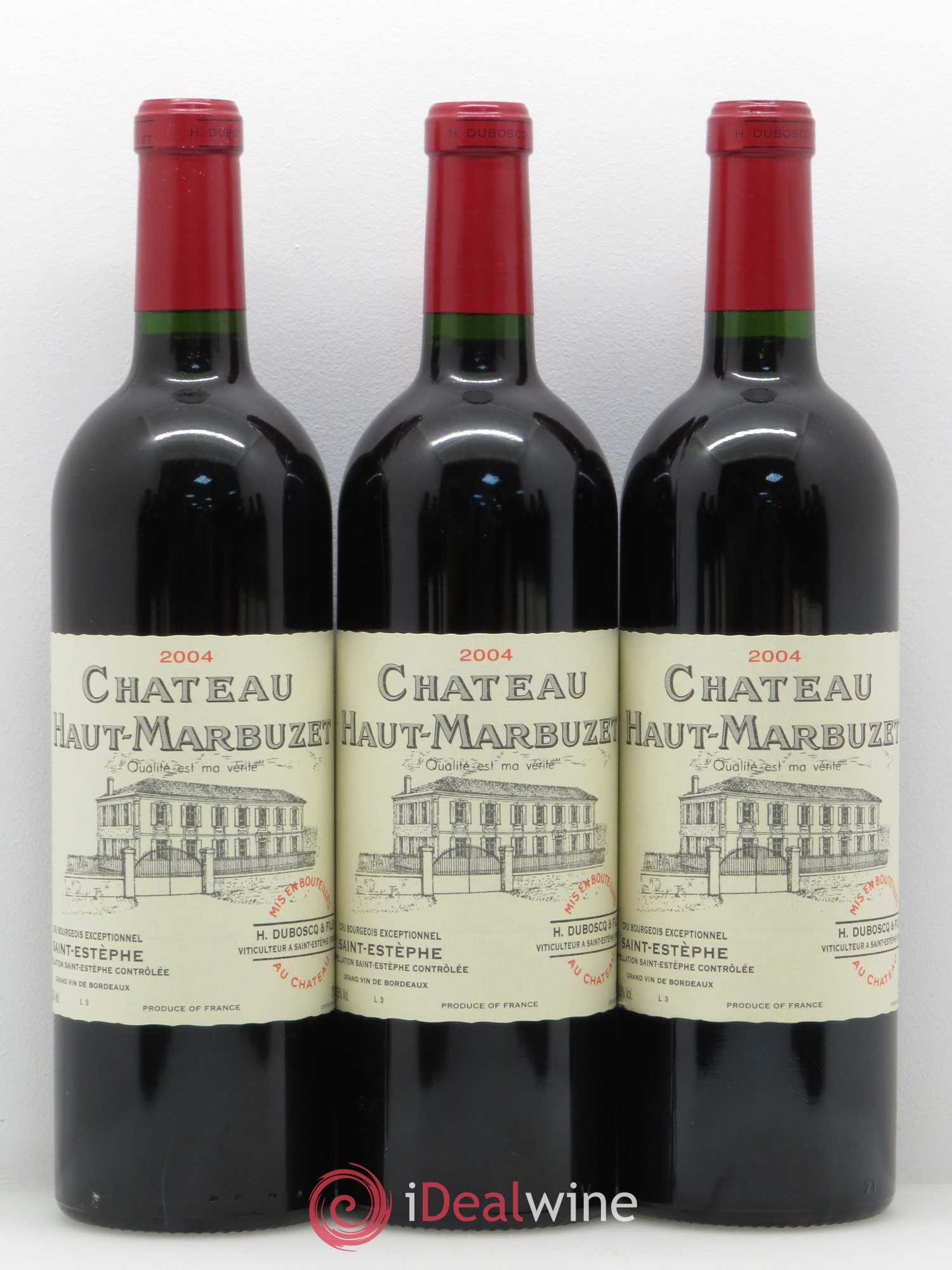 Château Haut Marbuzet 2004 - Lot de 12 bouteilles - 1