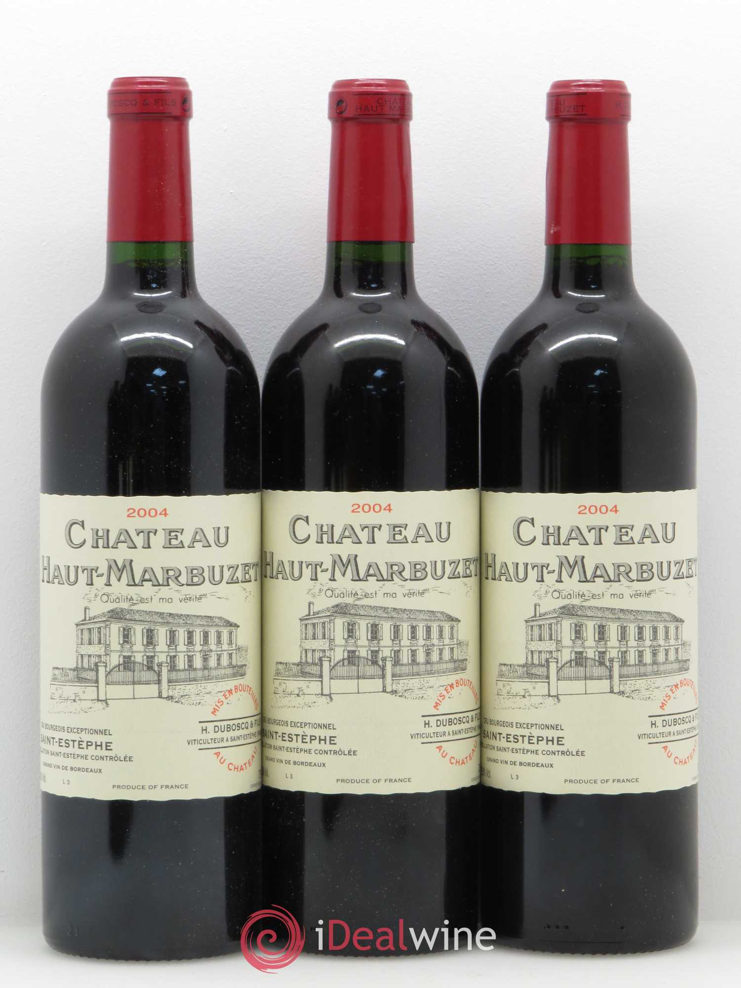 Château Haut Marbuzet 2004 - Lot de 12 bouteilles - 2