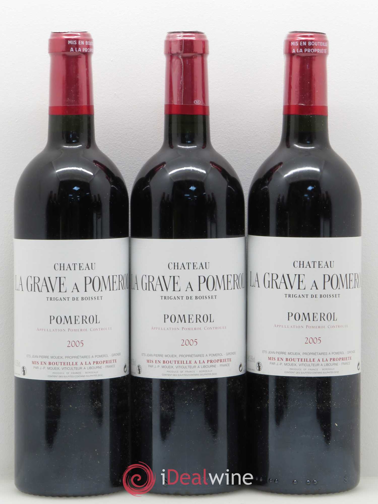 Château La Grave à Pomerol (Trigant de Boisset) 2005 - Lot de 12 bouteilles - 2
