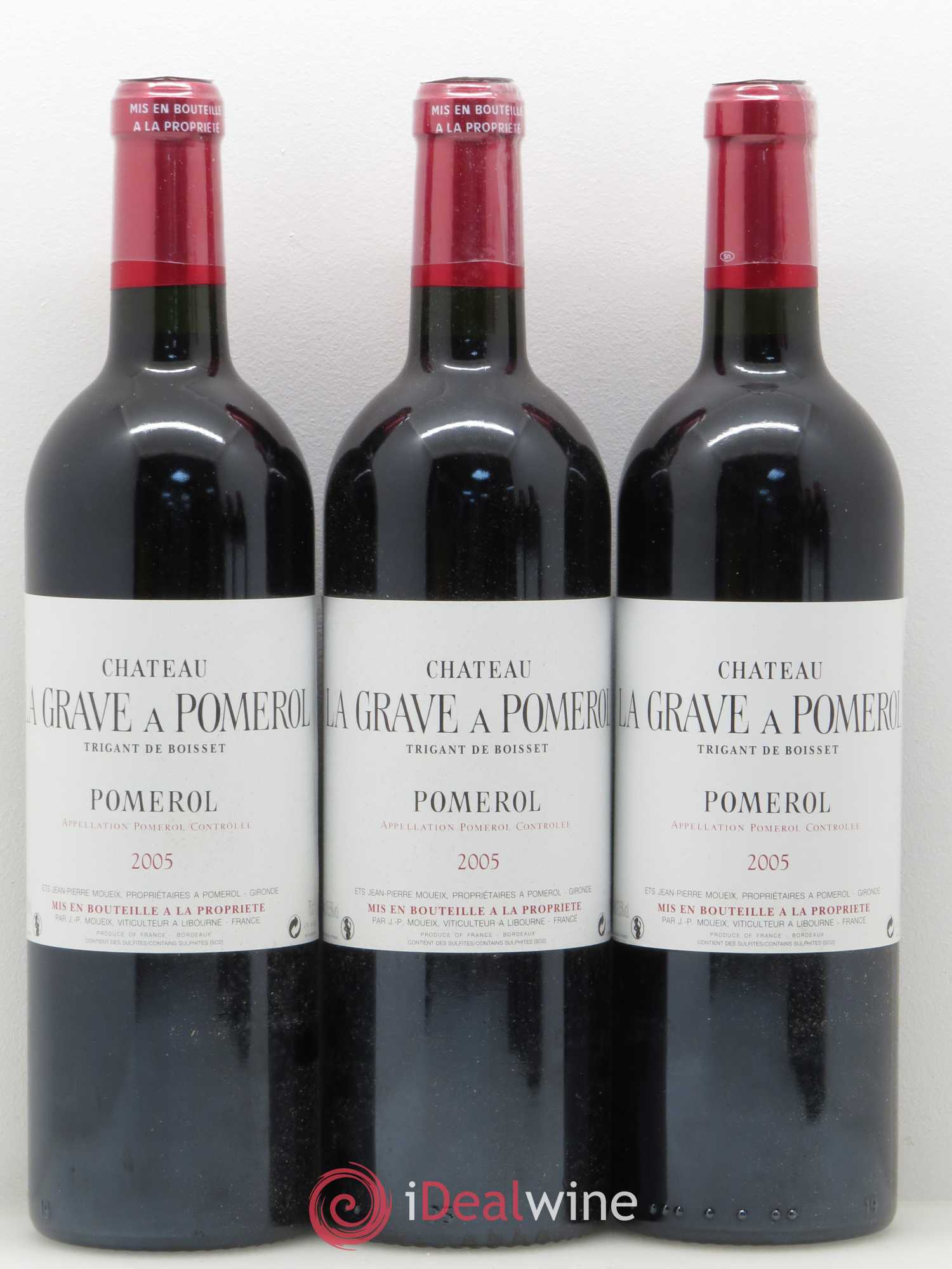 Château La Grave à Pomerol (Trigant de Boisset) 2005 - Lot de 12 bouteilles - 3