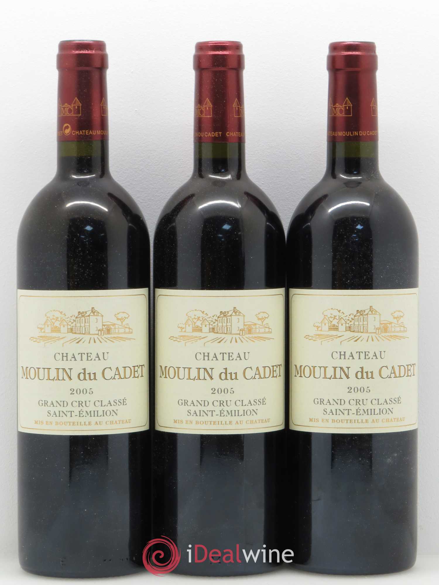 Château Moulin du Cadet Grand Cru Classé 2005 - Lot de 12 bouteilles - 4