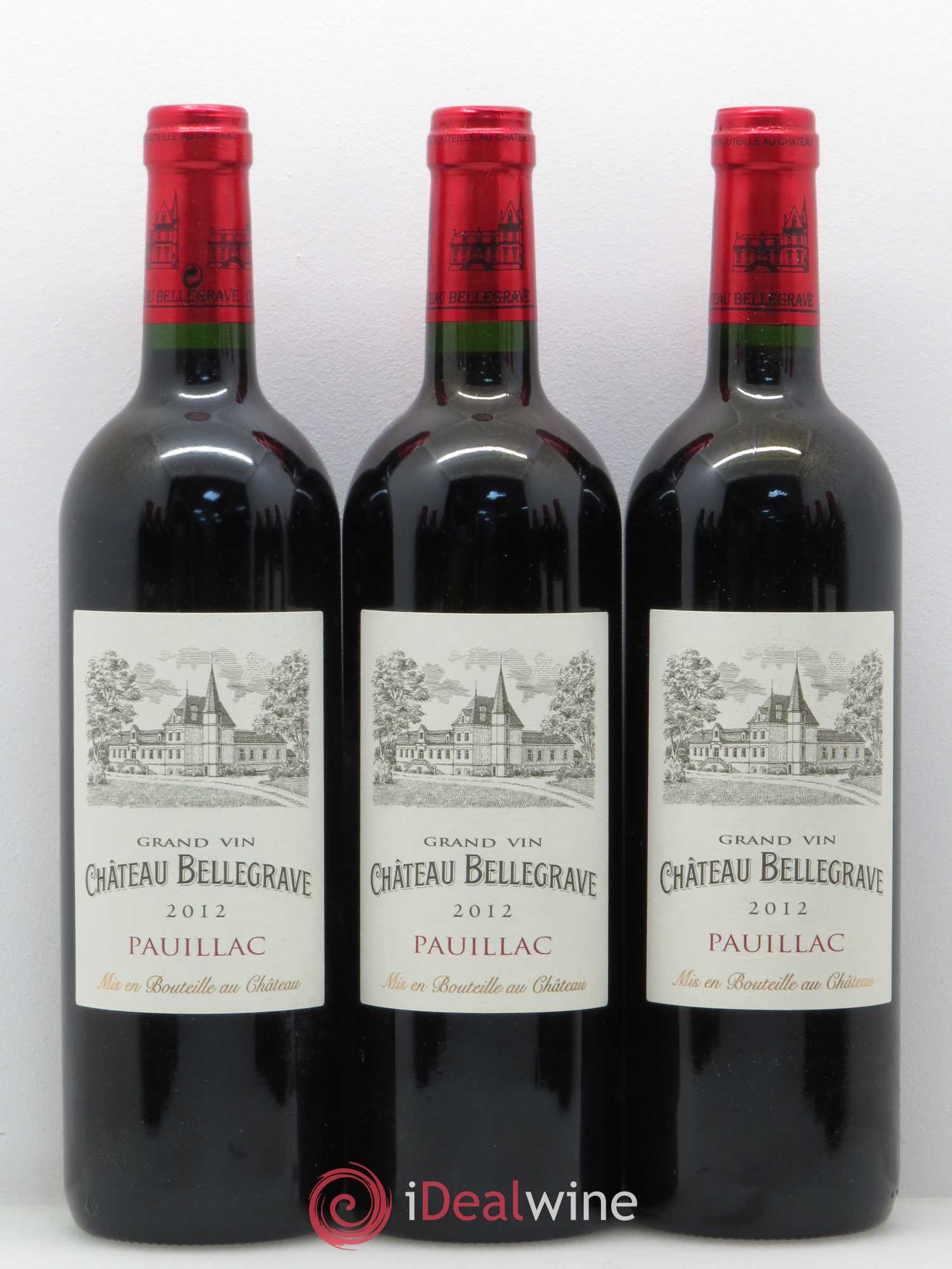 Château Bellegrave Cru Bourgeois 2012 - Lot de 12 bouteilles - 1