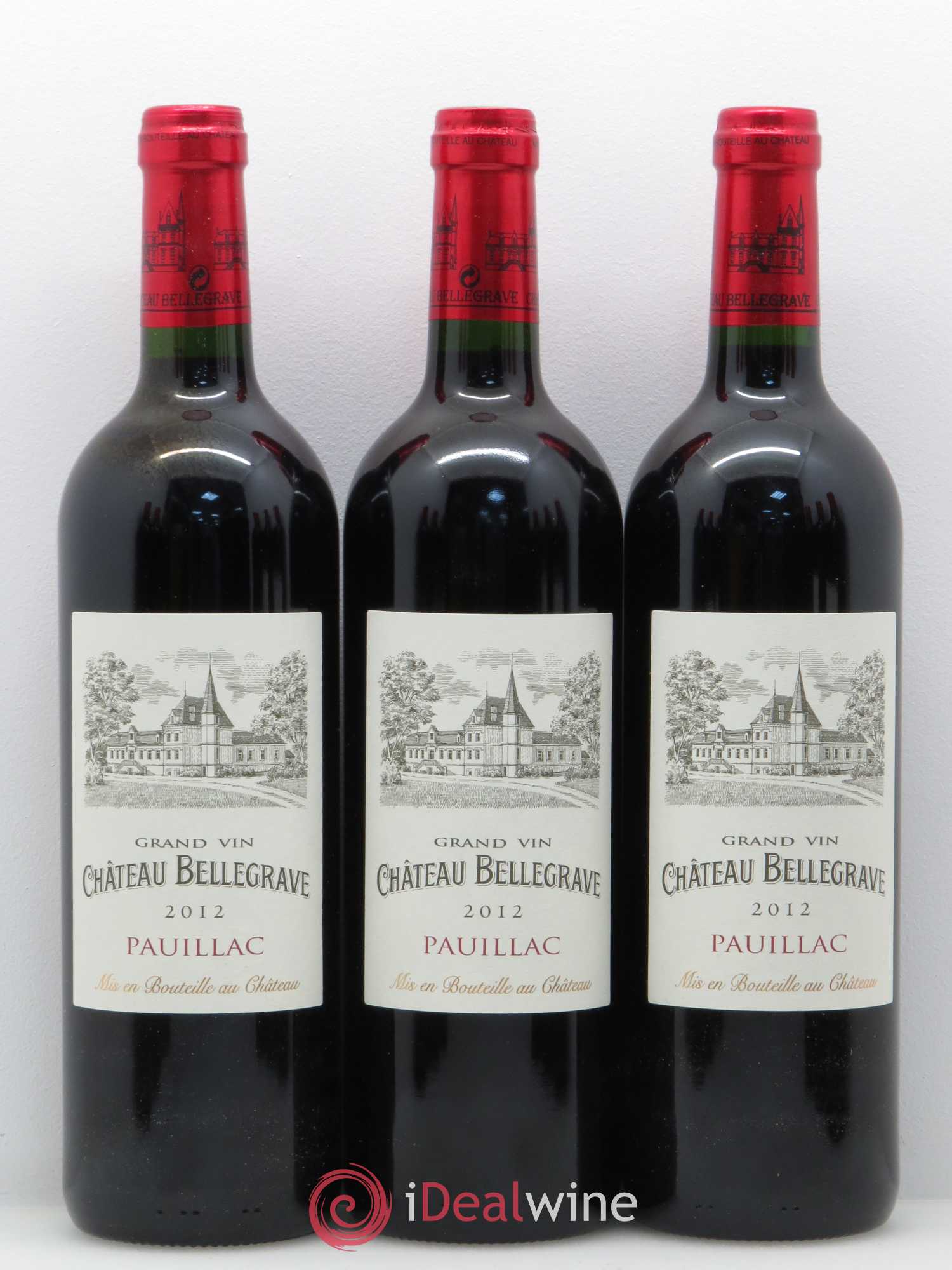 Château Bellegrave Cru Bourgeois 2012 - Lot de 12 bouteilles - 2