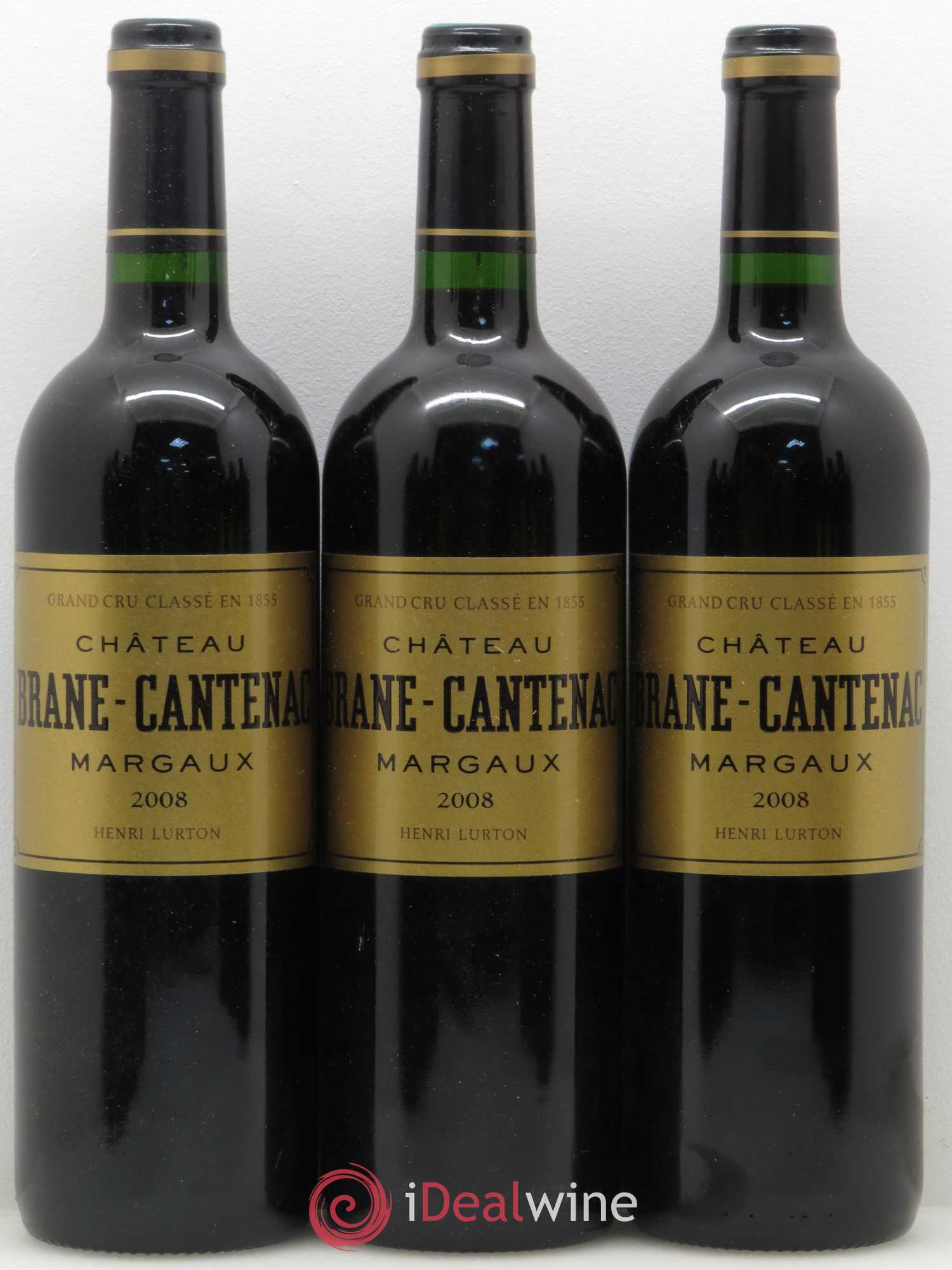 Château Brane Cantenac 2ème Grand Cru Classé 2008 - Lot de 12 bouteilles - 1