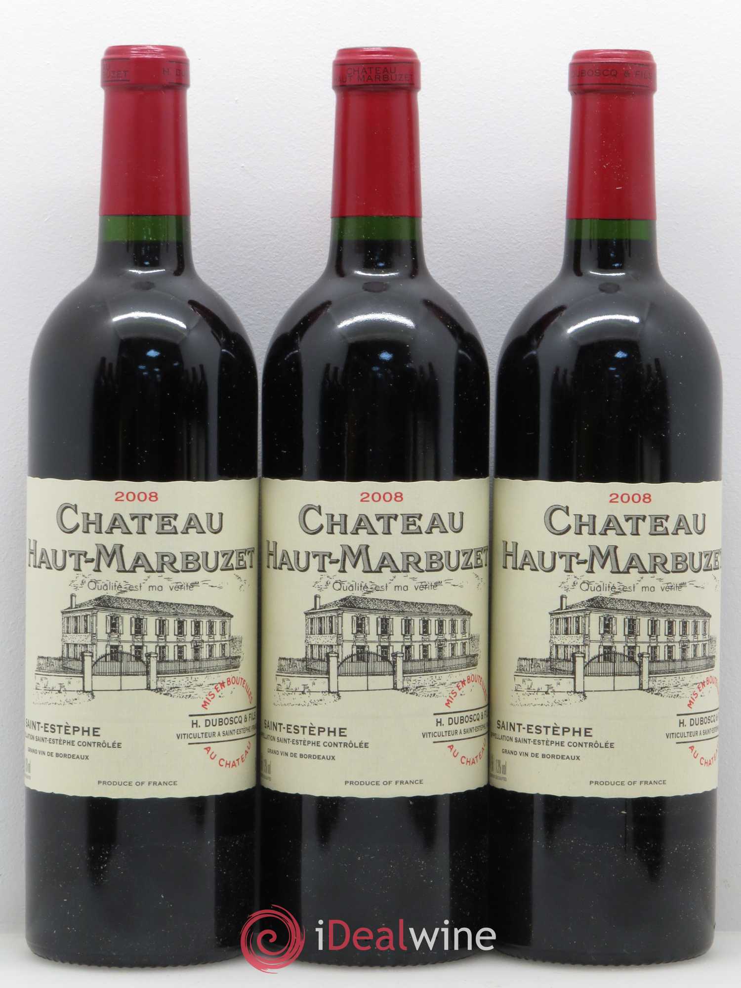 Château Haut Marbuzet 2008 - Lot de 12 bouteilles - 2