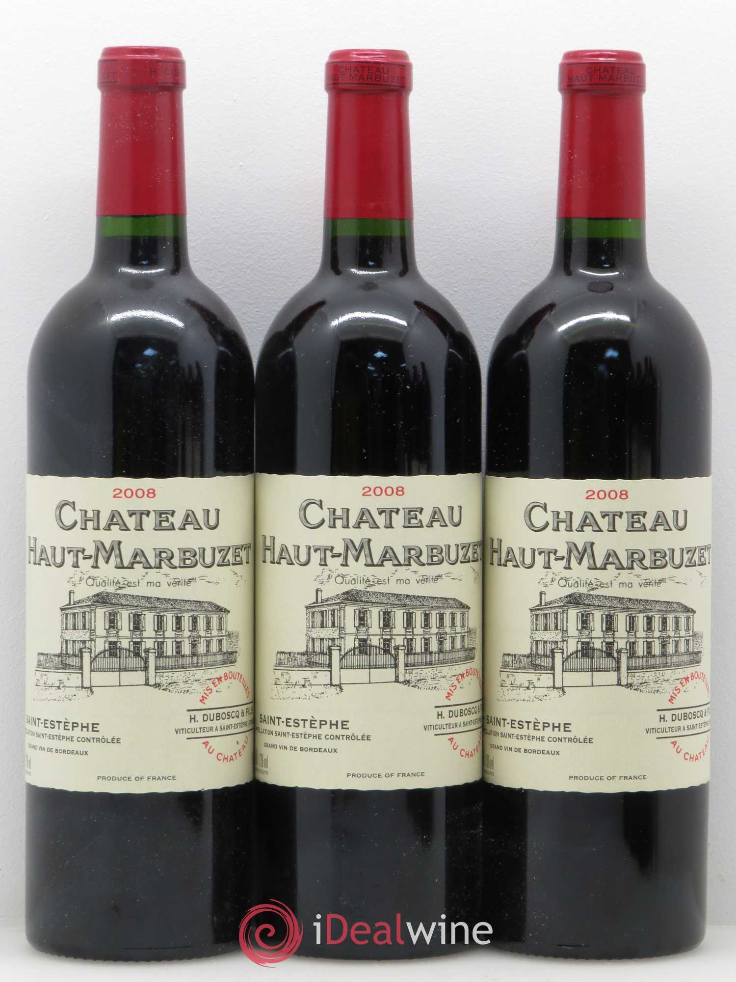 Château Haut Marbuzet 2008 - Lot de 12 bouteilles - 3