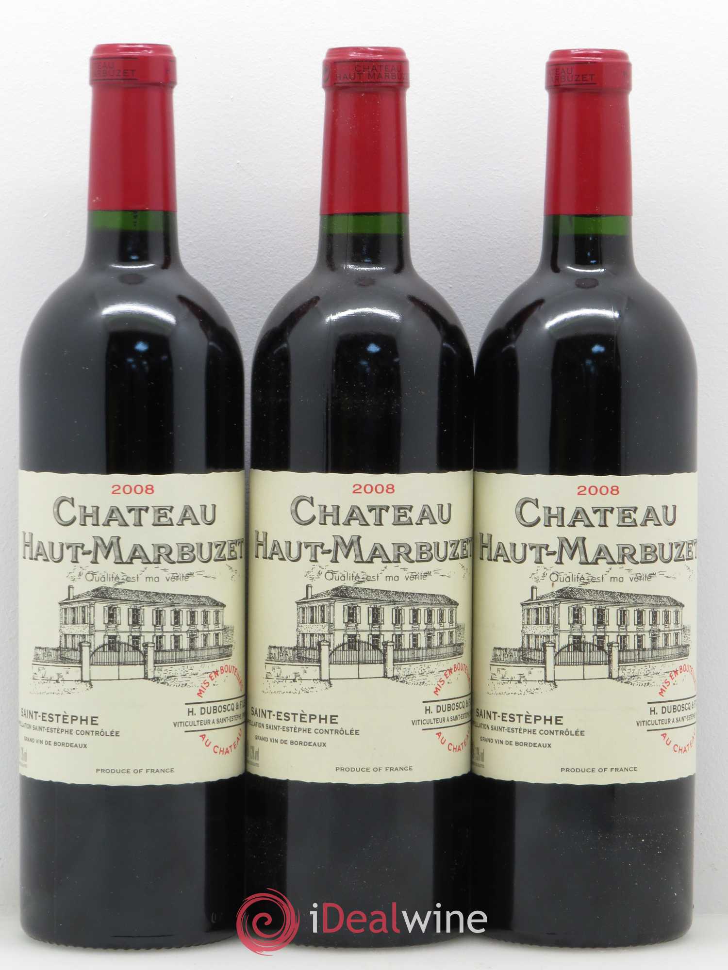 Château Haut Marbuzet 2008 - Lot de 12 bouteilles - 4