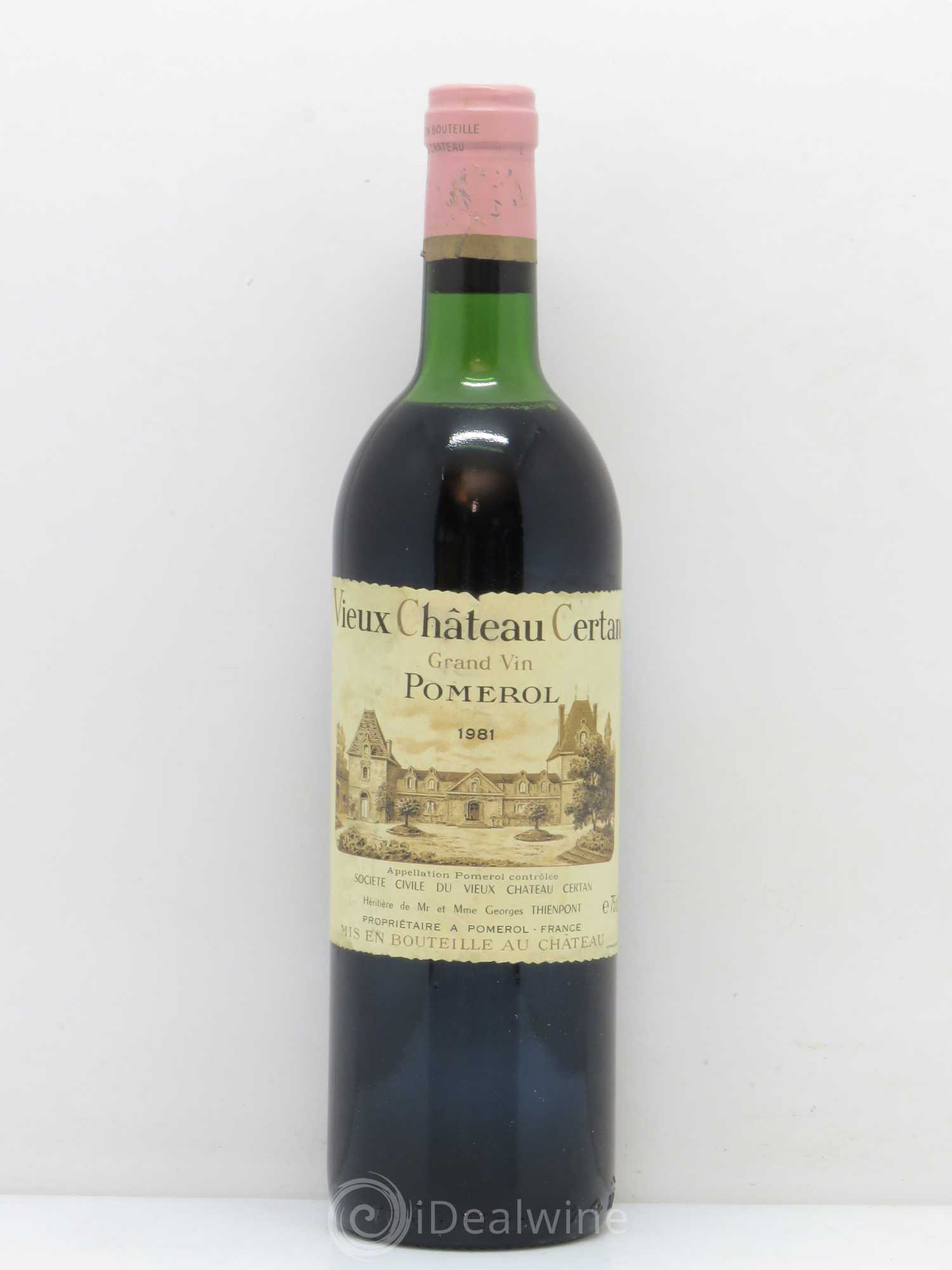 Vieux Château Certan 1981 - Lot de 1 bouteille - 0
