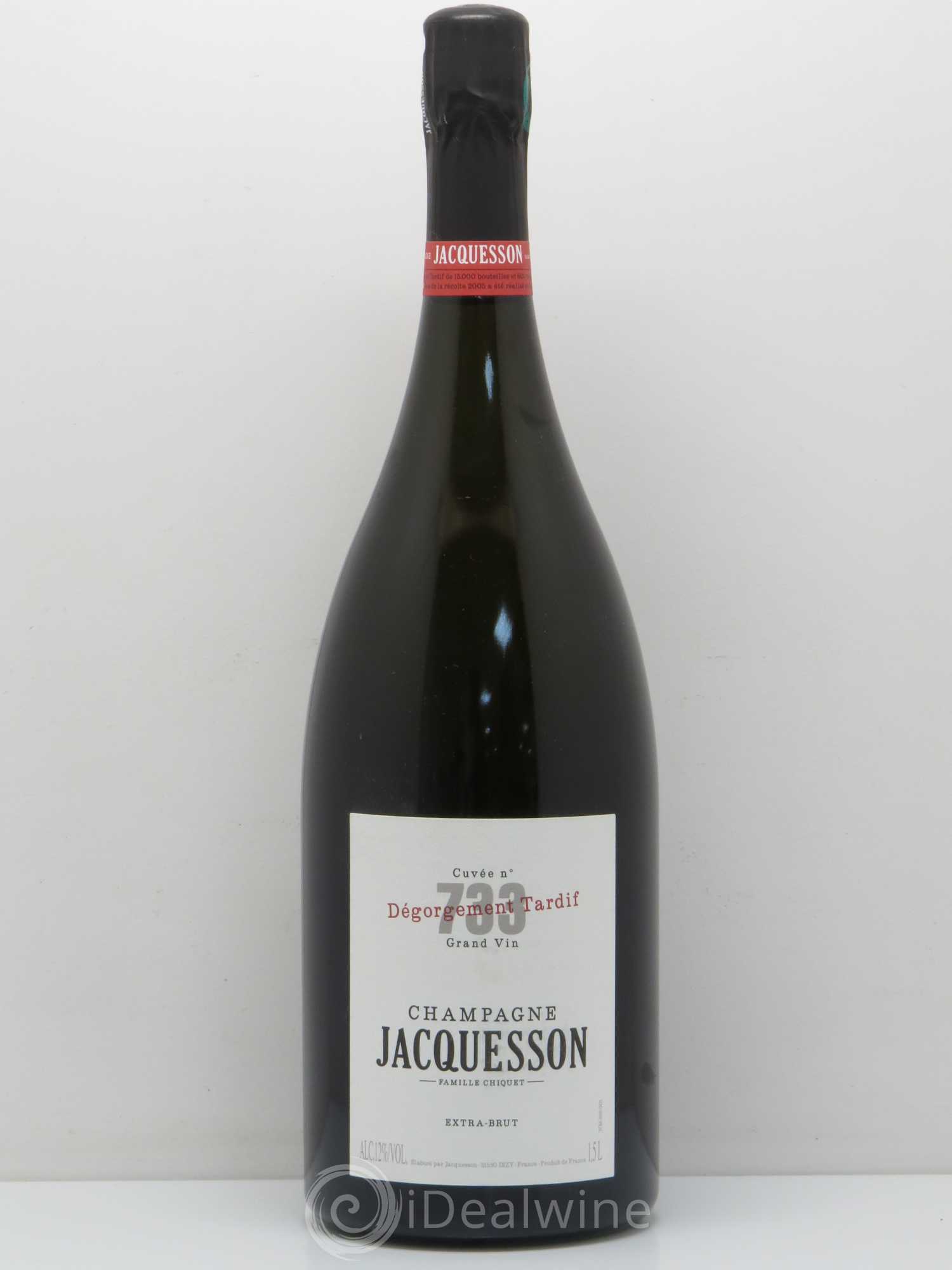 Cuvée 733 Jacquesson Dégorgement tardif (sans prix de réserve) - Posten von 1 Magnum - 0