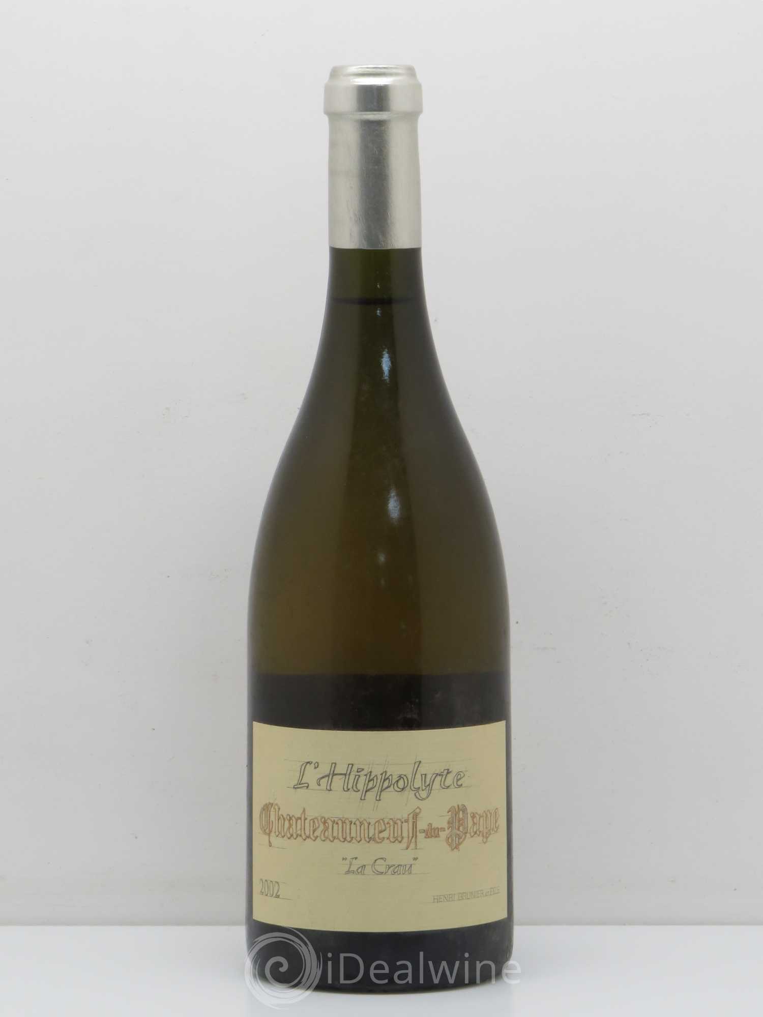Châteauneuf-du-Pape Hippolyte Vignoble Brunier (sans prix de réserve) 2002 - Posten von 1 Flasche - 0